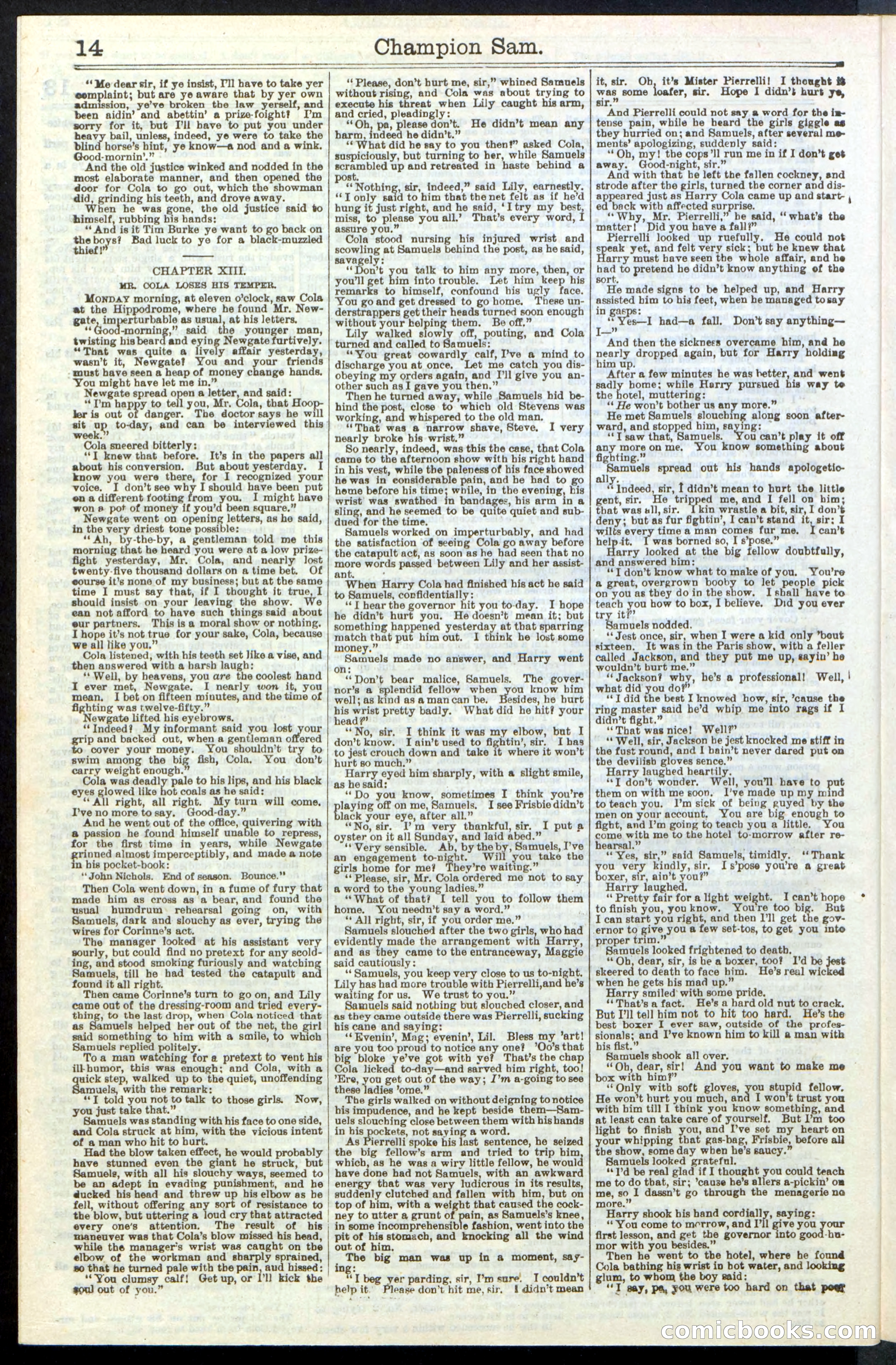 Beadle's Dime Library No. 236 — page 14 of 32