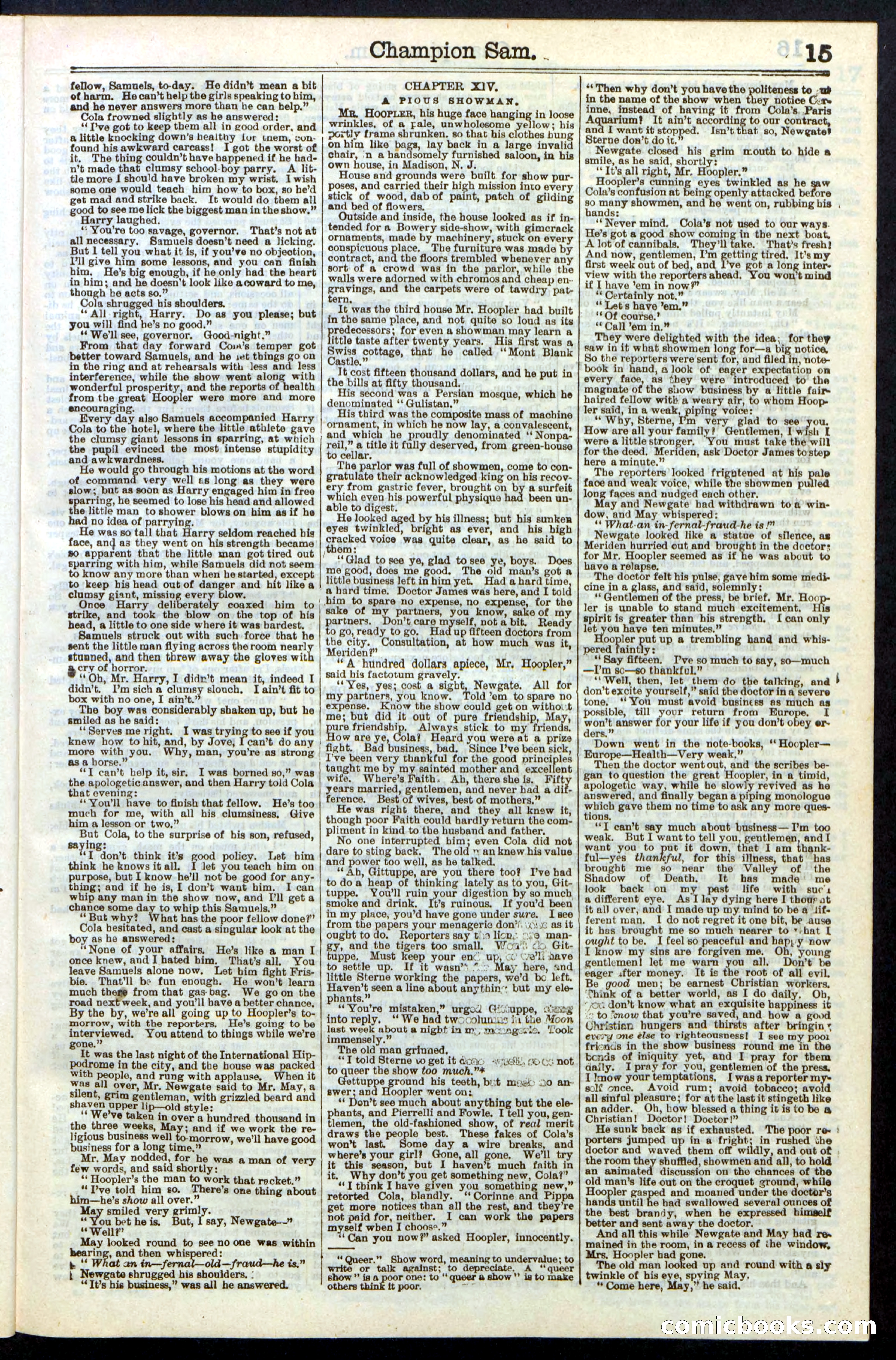 Beadle's Dime Library No. 236 — page 15 of 32