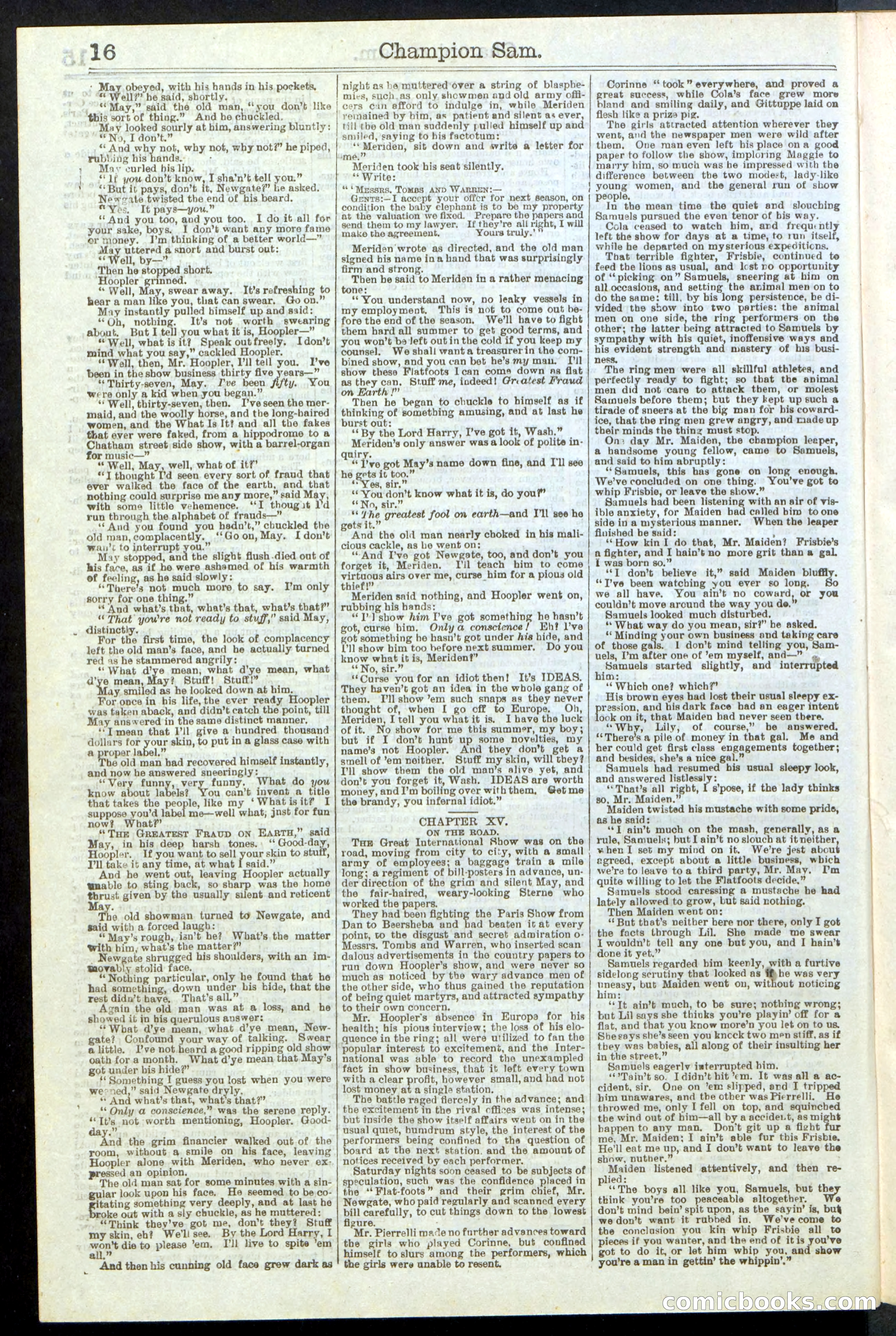 Beadle's Dime Library No. 236 — page 16 of 32