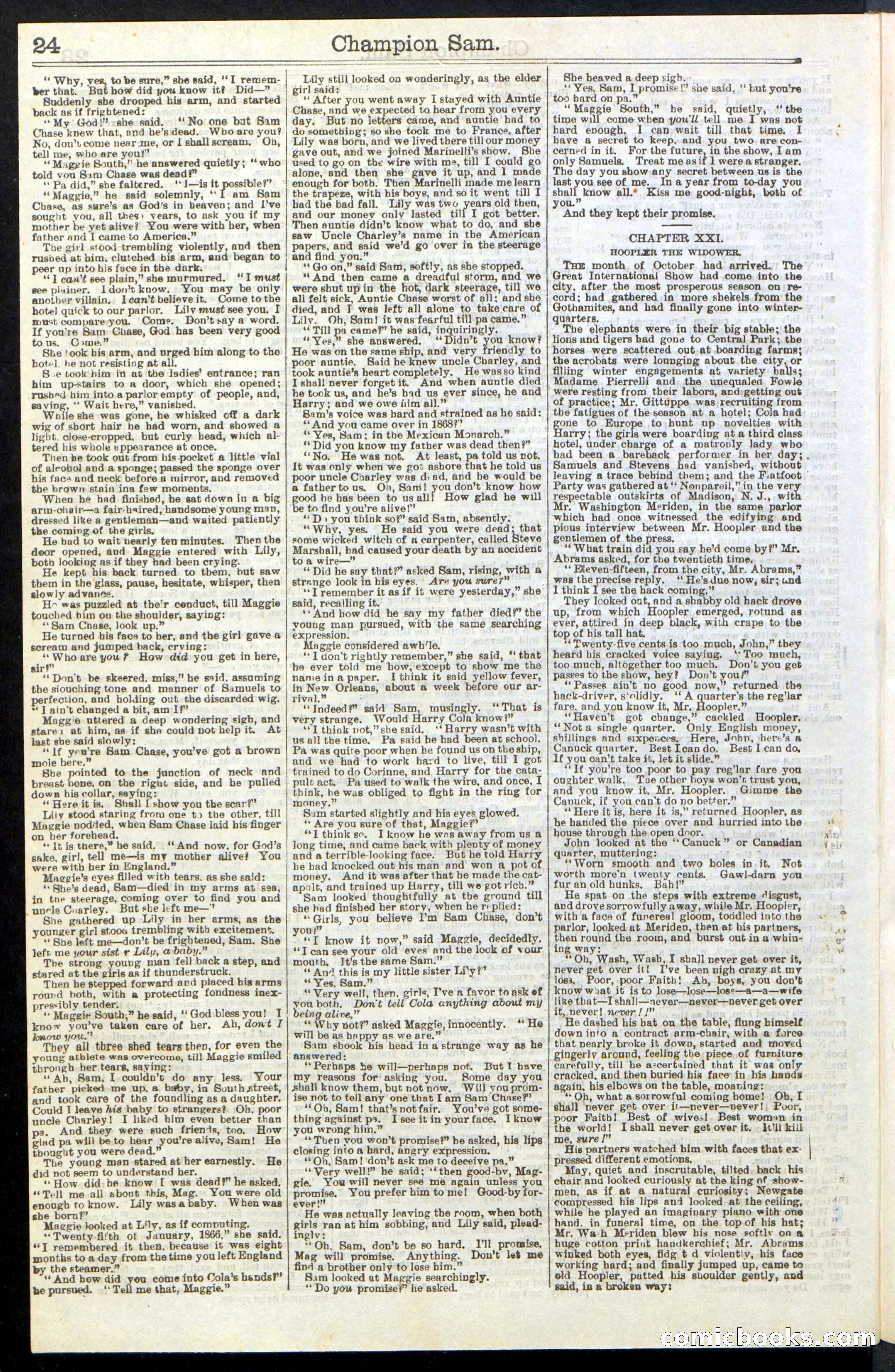 Beadle's Dime Library No. 236 — page 24 of 32