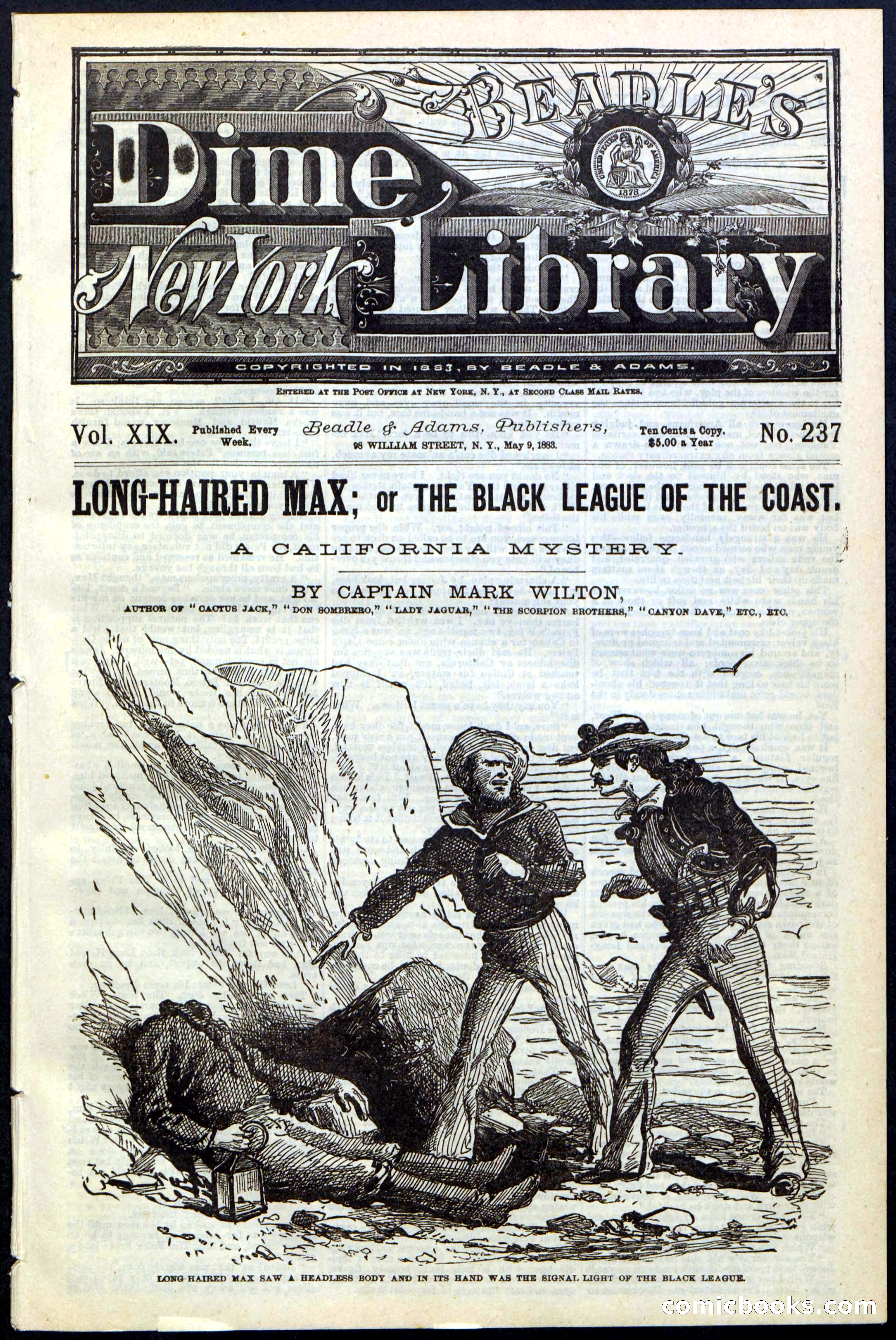 Beadle's Dime Library No. 237 — page 1 of 32