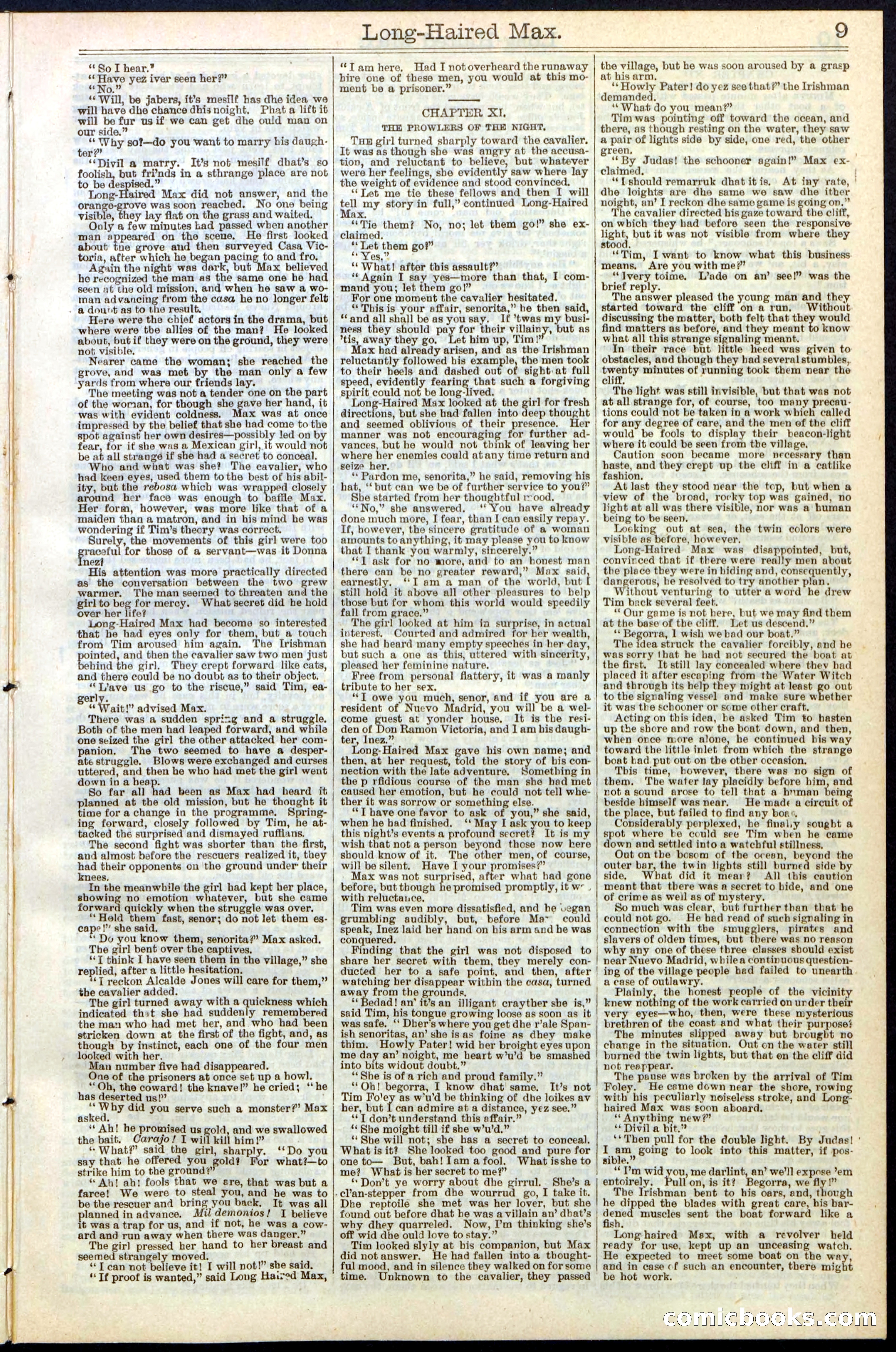 Beadle's Dime Library No. 237 — page 9 of 32
