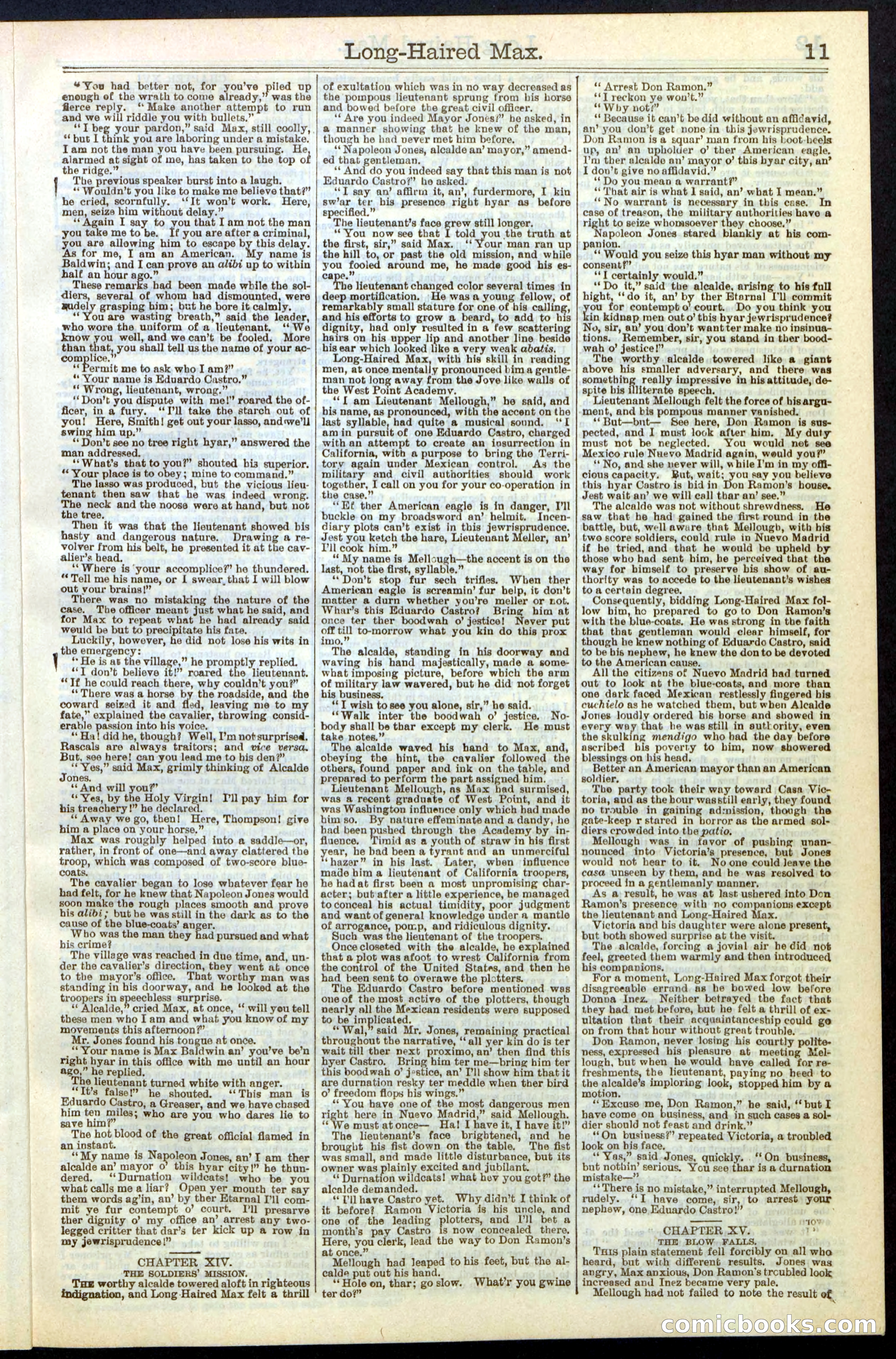 Beadle's Dime Library No. 237 — page 11 of 32
