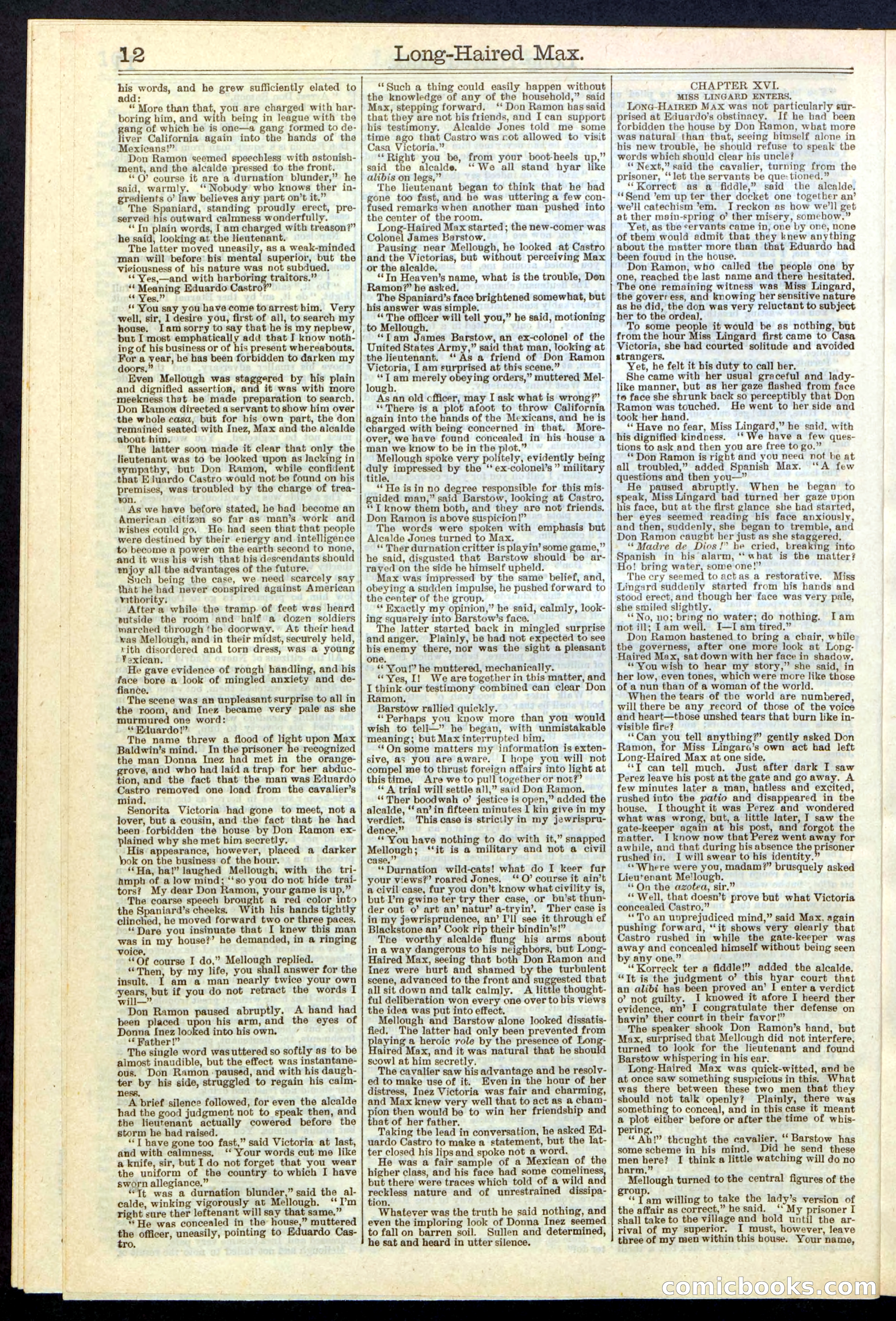 Beadle's Dime Library No. 237 — page 12 of 32