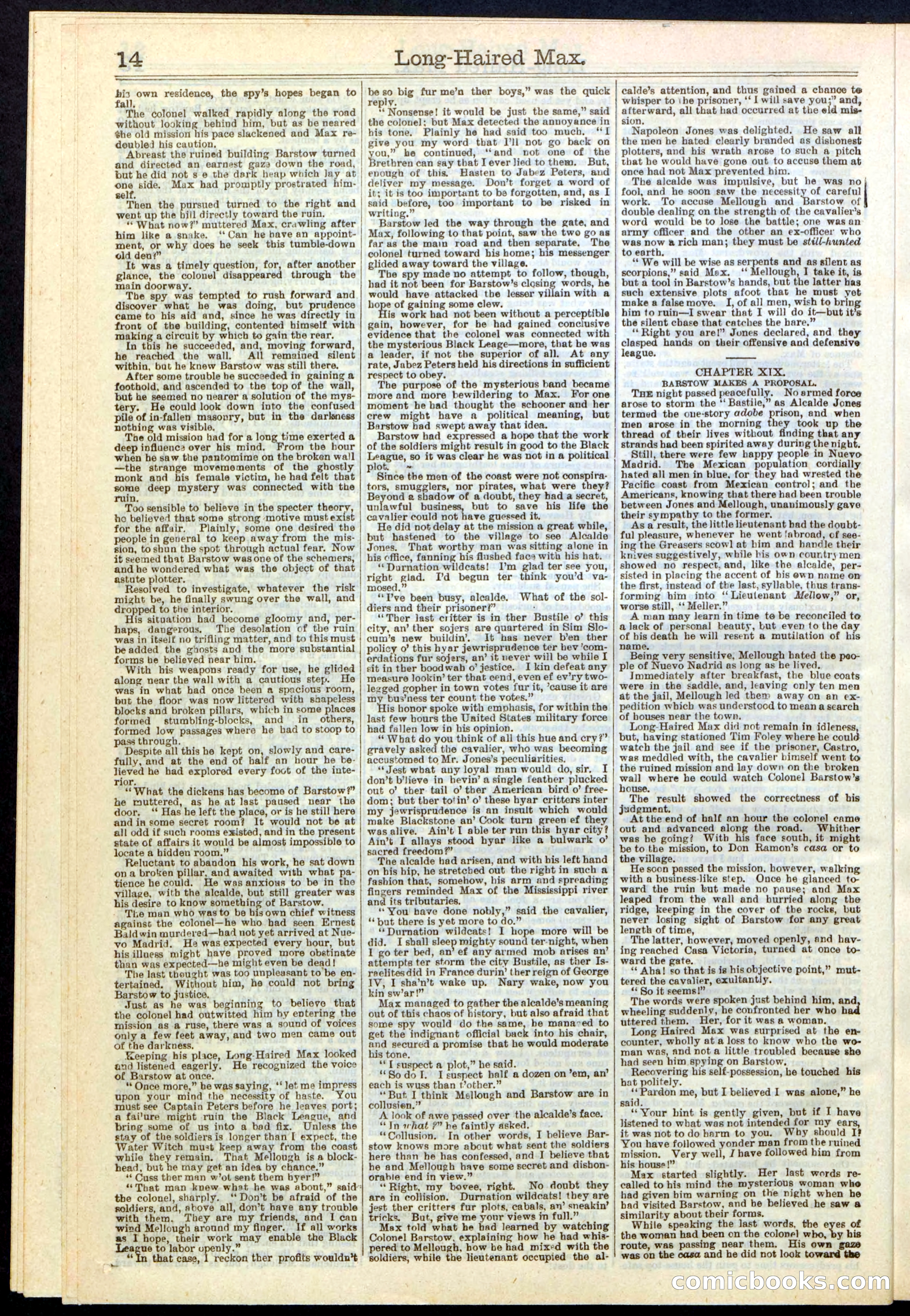 Beadle's Dime Library No. 237 — page 14 of 32