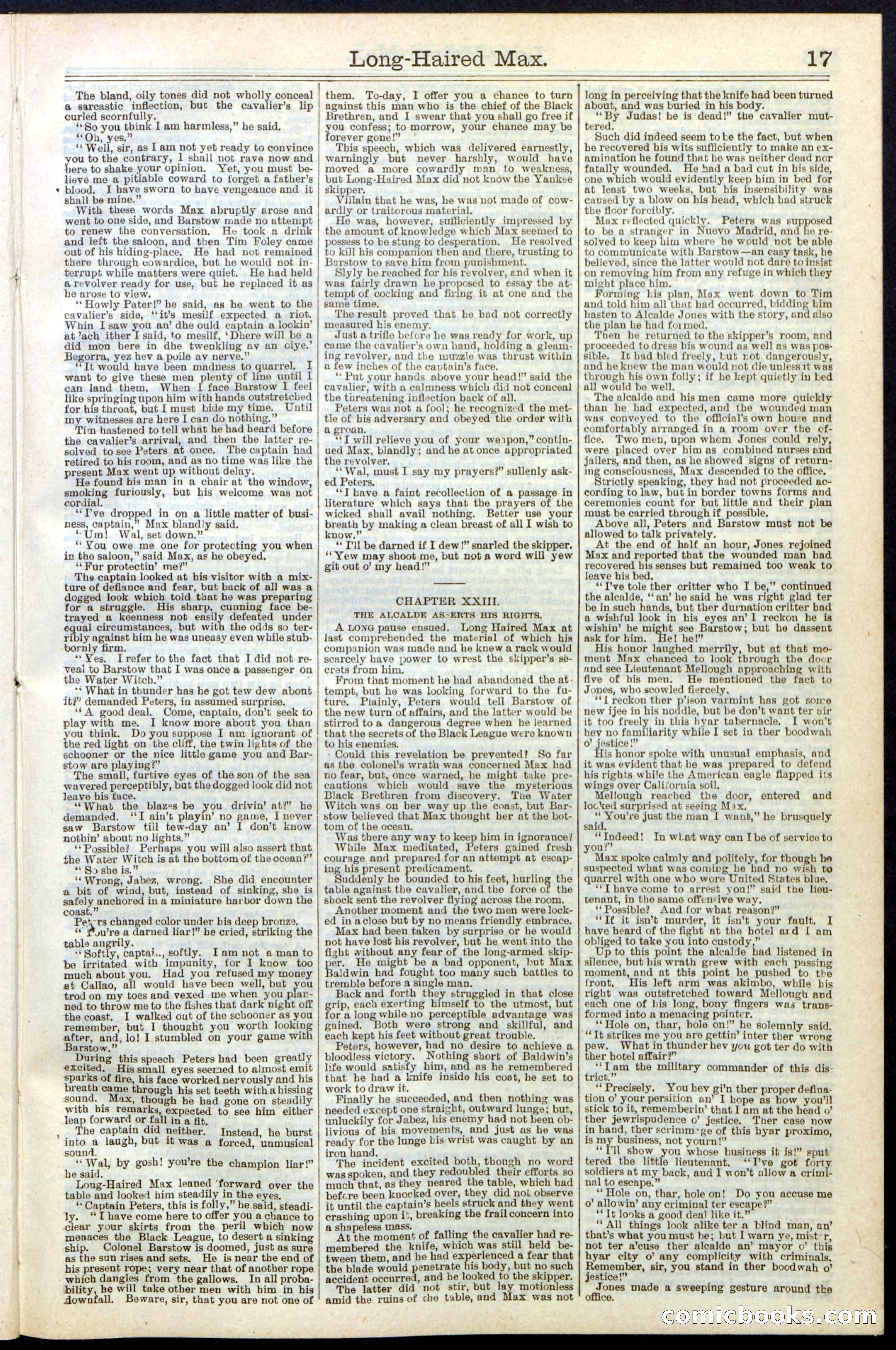 Beadle's Dime Library No. 237 — page 17 of 32