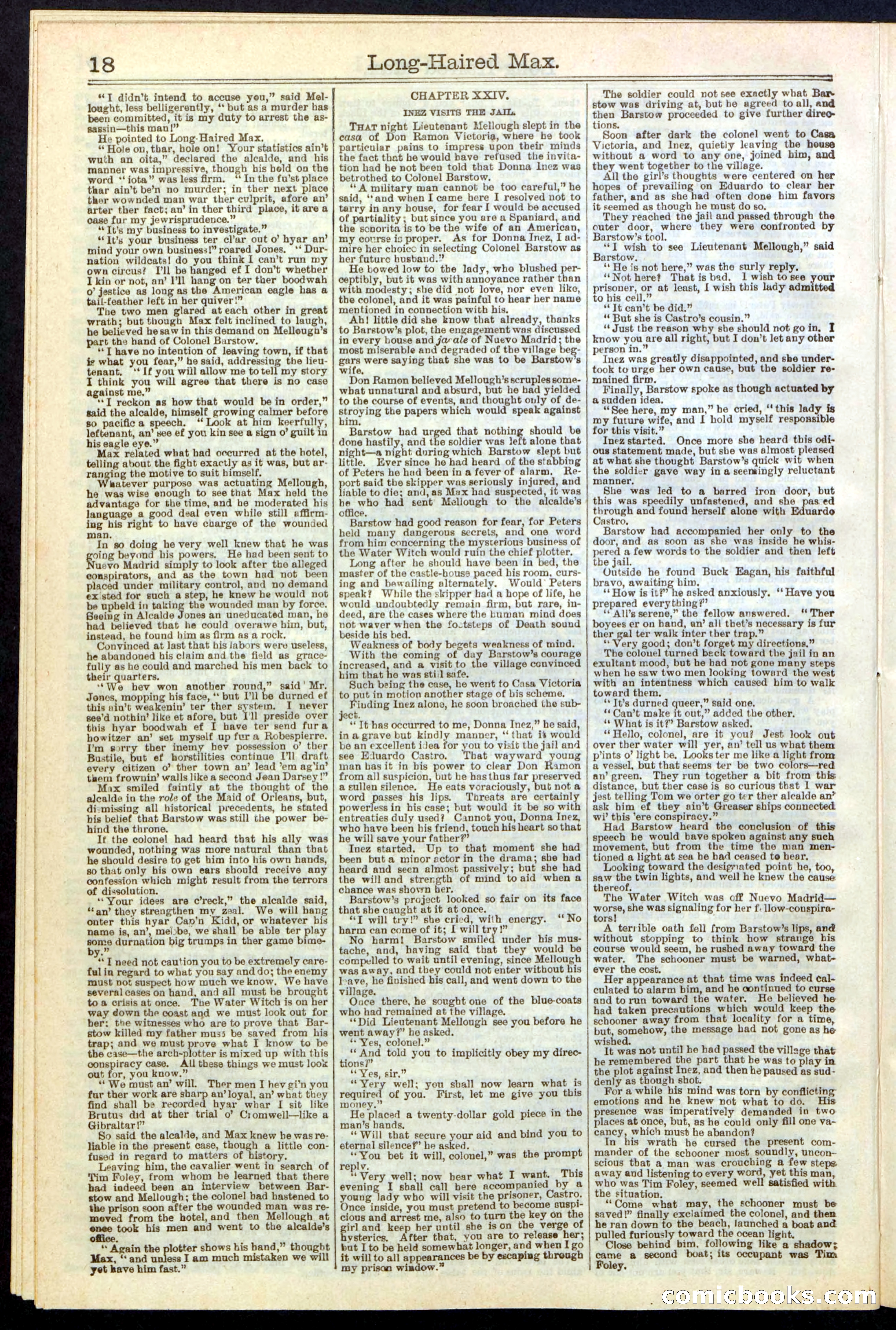 Beadle's Dime Library No. 237 — page 18 of 32