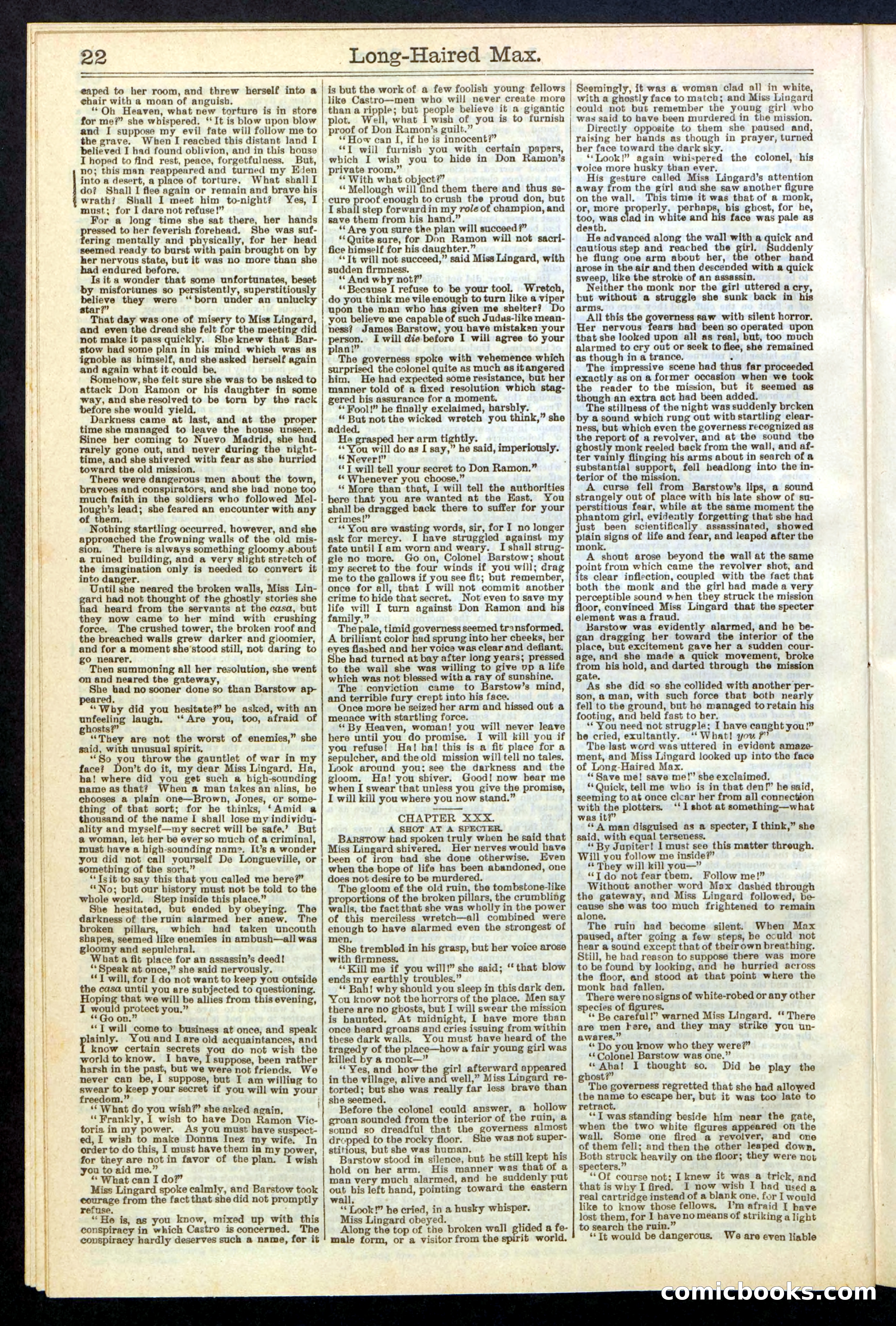 Beadle's Dime Library No. 237 — page 22 of 32