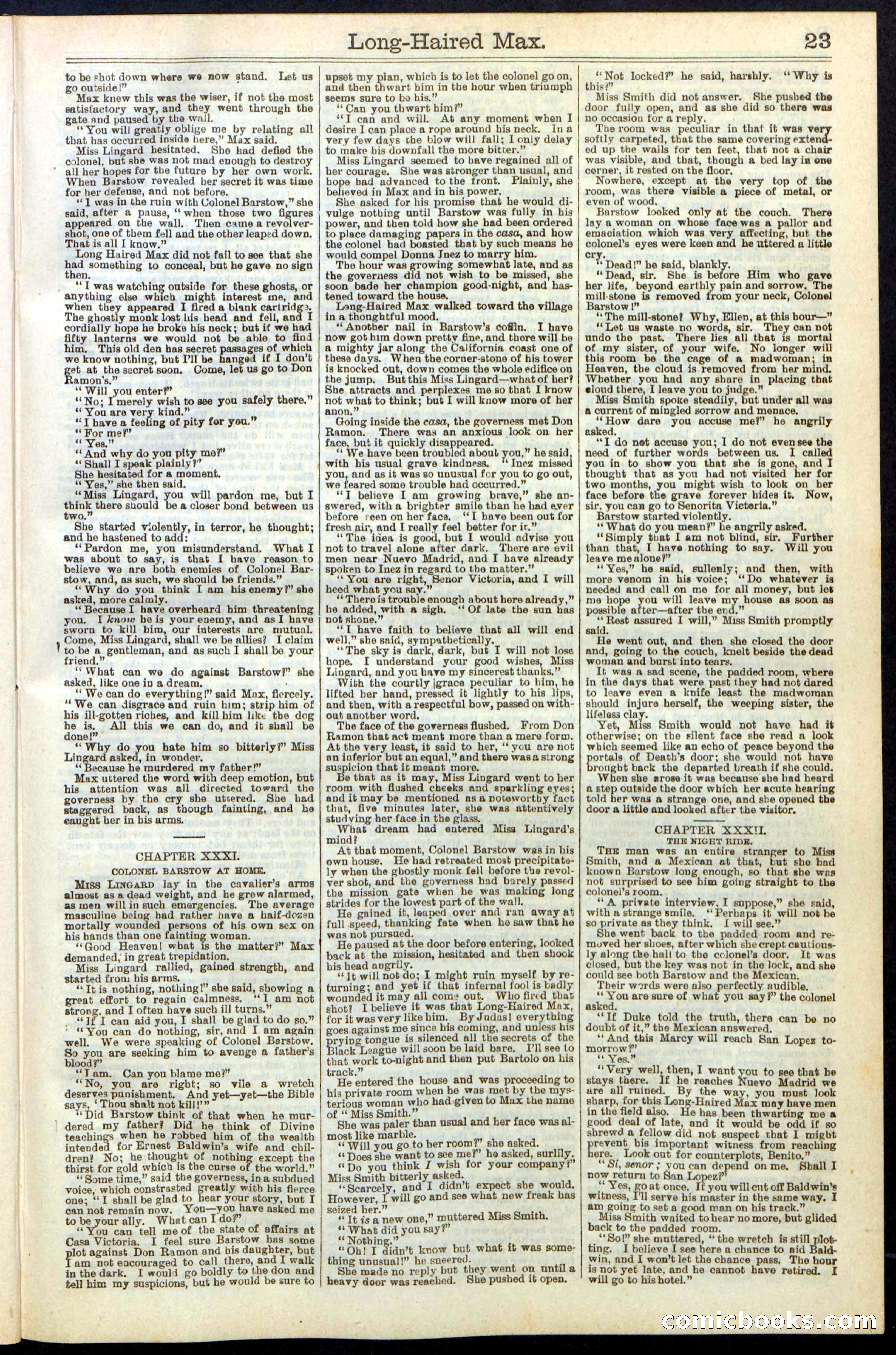 Beadle's Dime Library No. 237 — page 23 of 32
