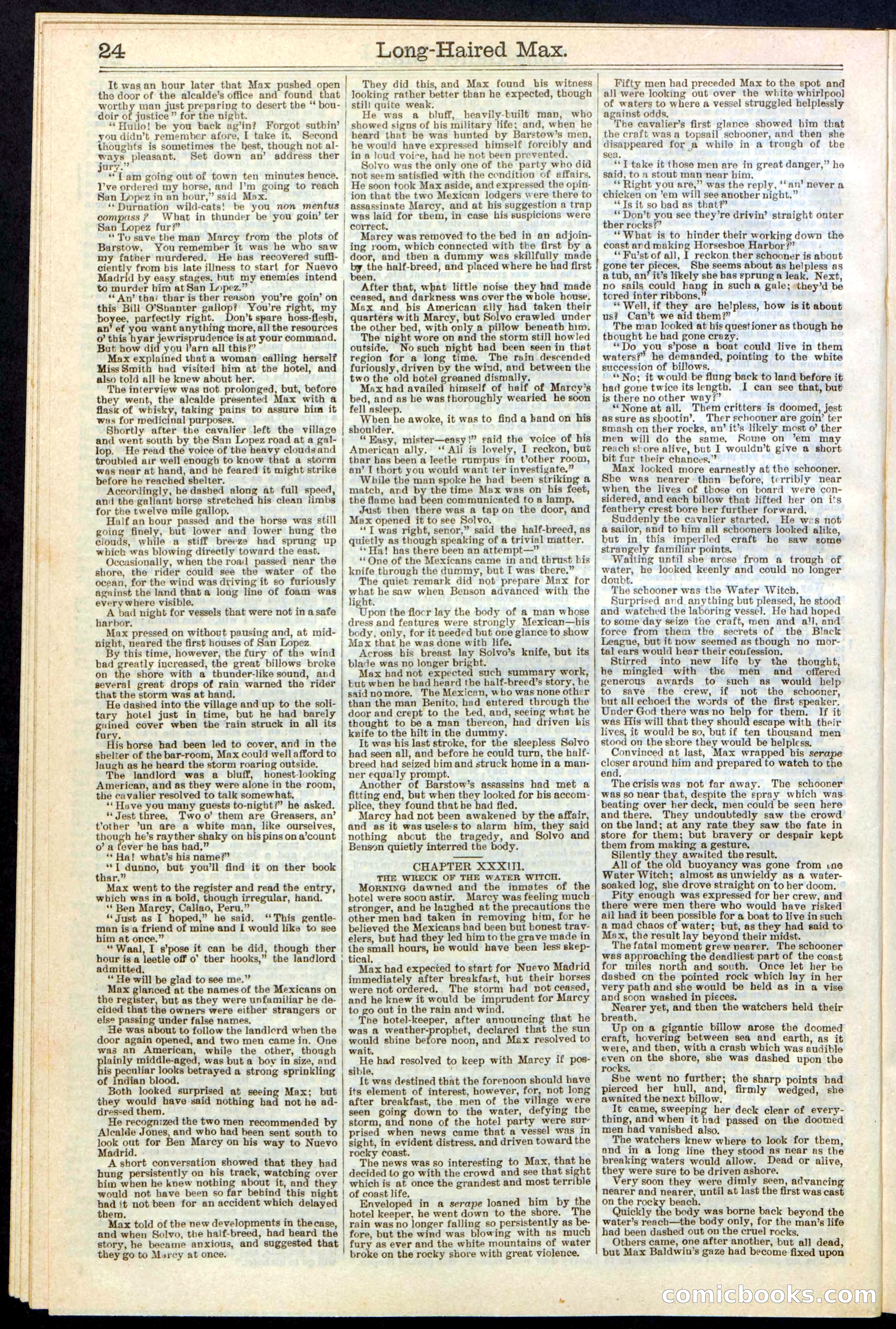 Beadle's Dime Library No. 237 — page 24 of 32