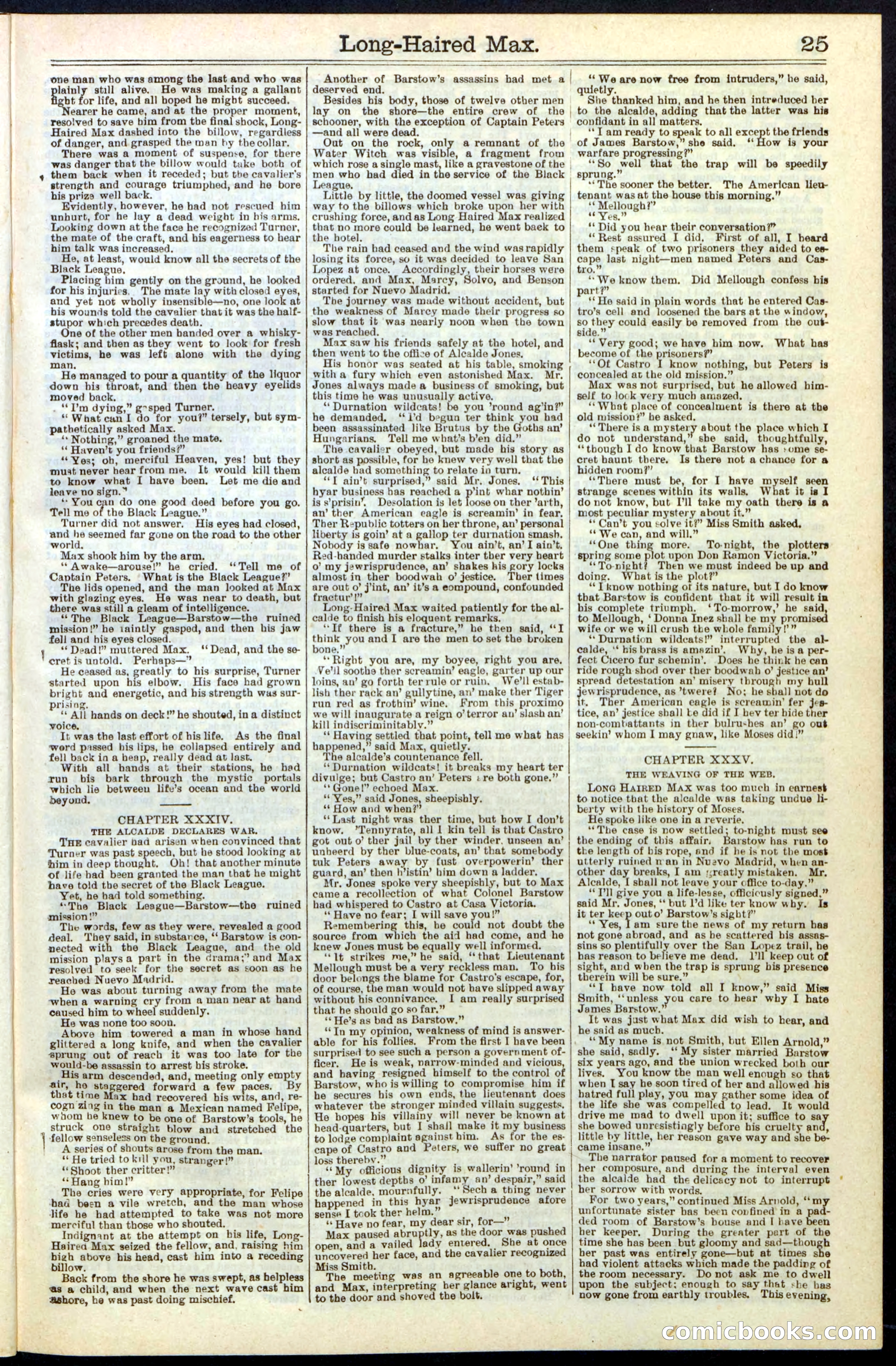 Beadle's Dime Library No. 237 — page 25 of 32