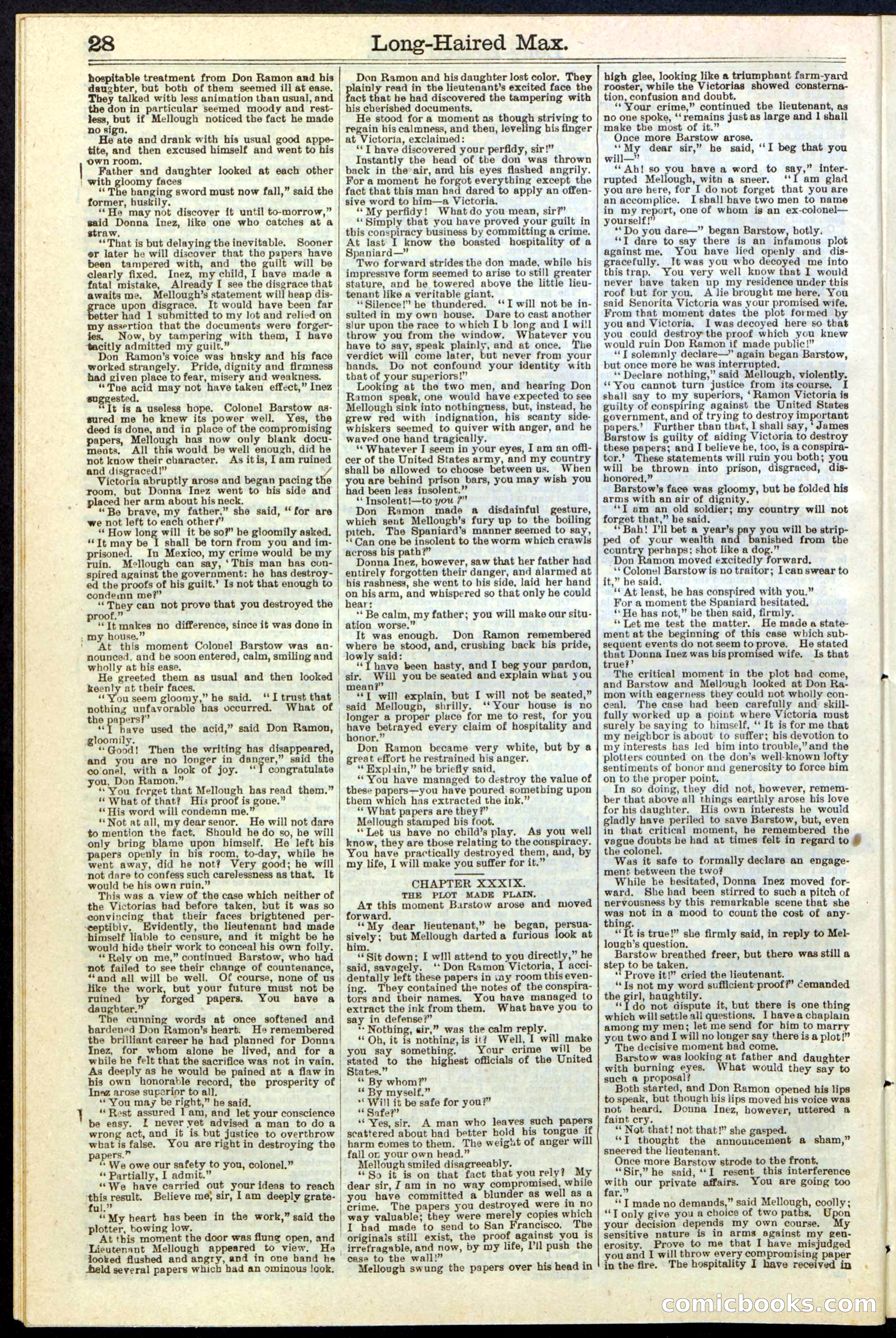 Beadle's Dime Library No. 237 — page 28 of 32