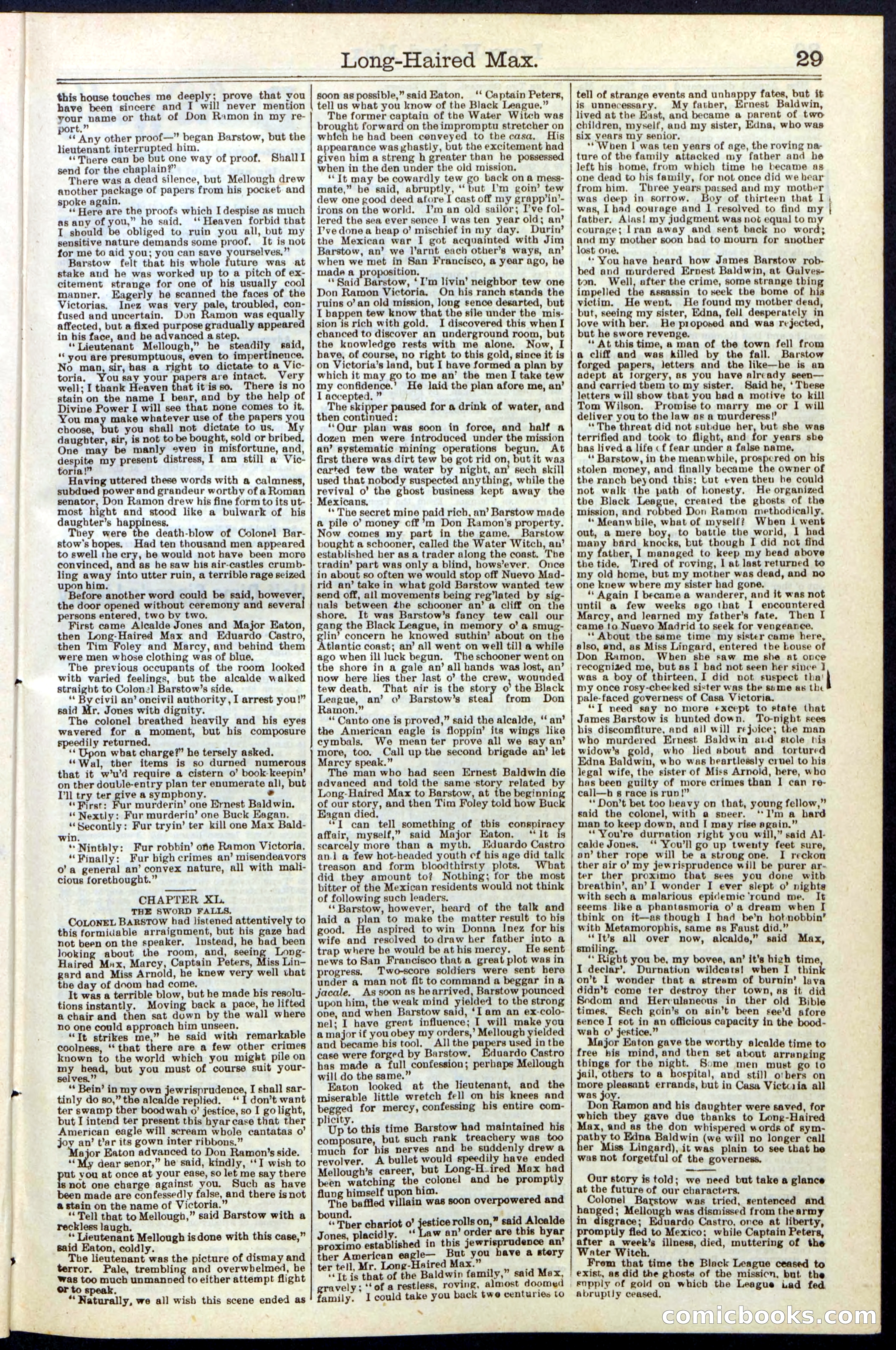Beadle's Dime Library No. 237 — page 29 of 32
