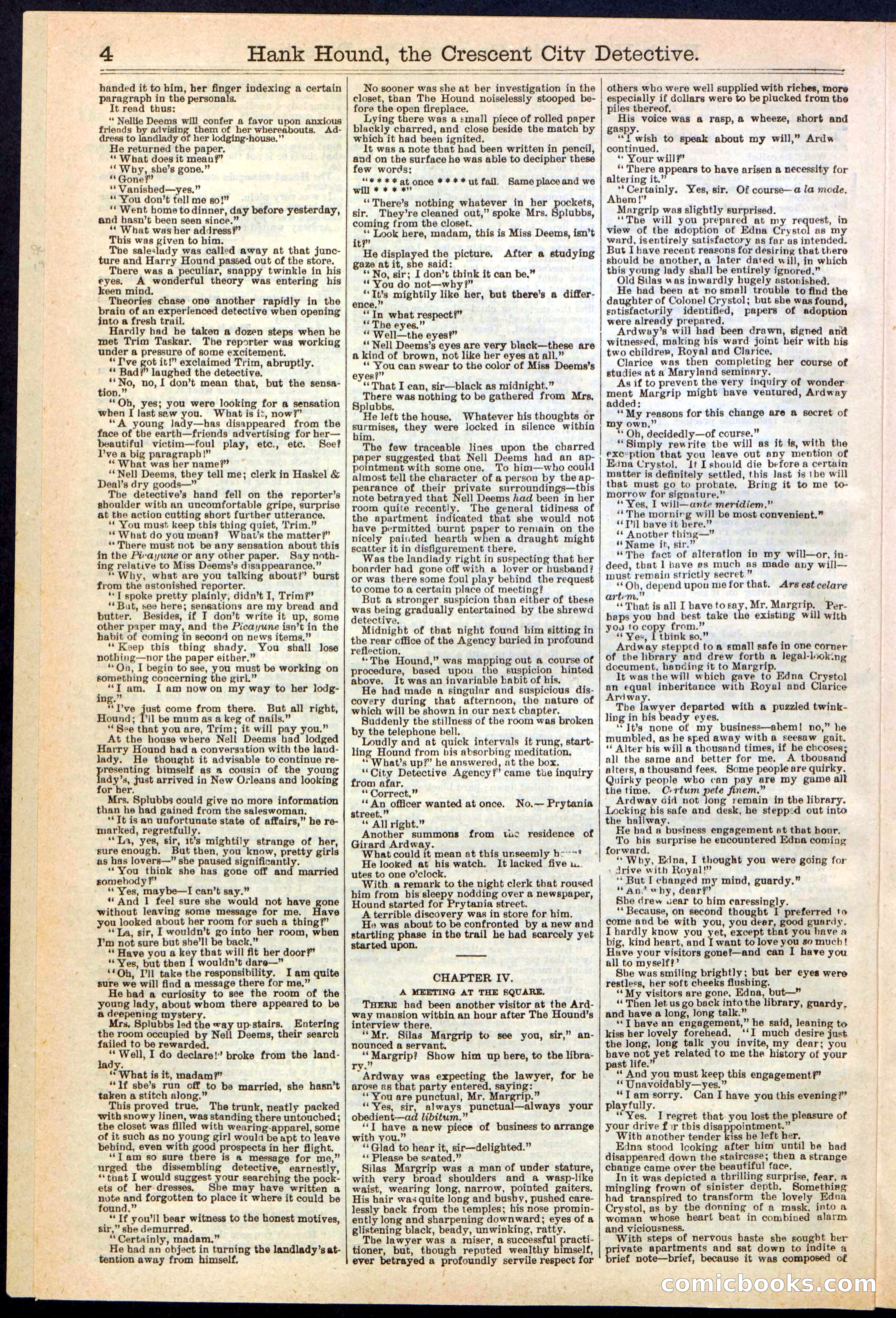 Beadle's New York Dime Library, No. 238 — page 4 of 24