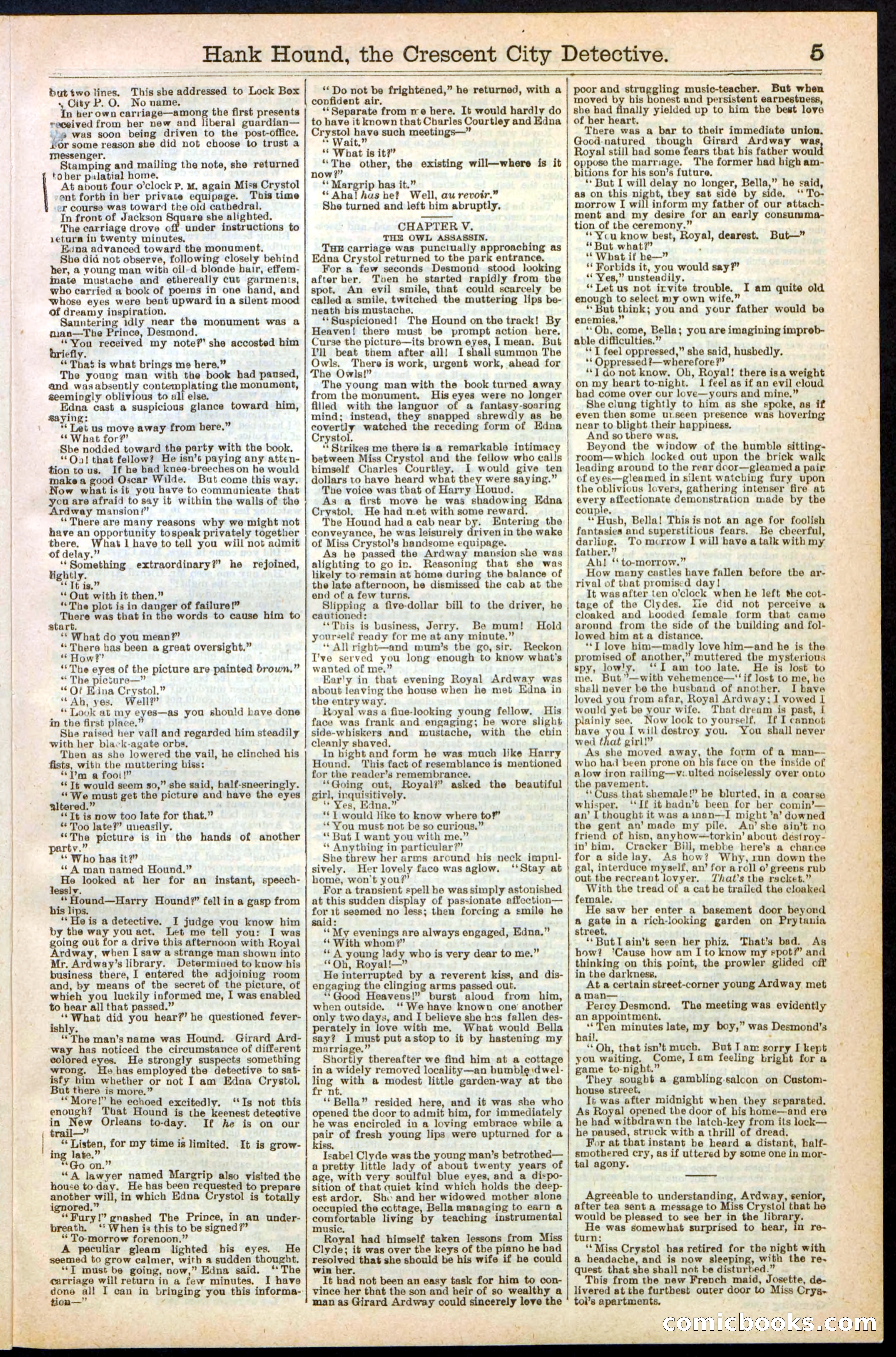 Beadle's New York Dime Library, No. 238 — page 5 of 24