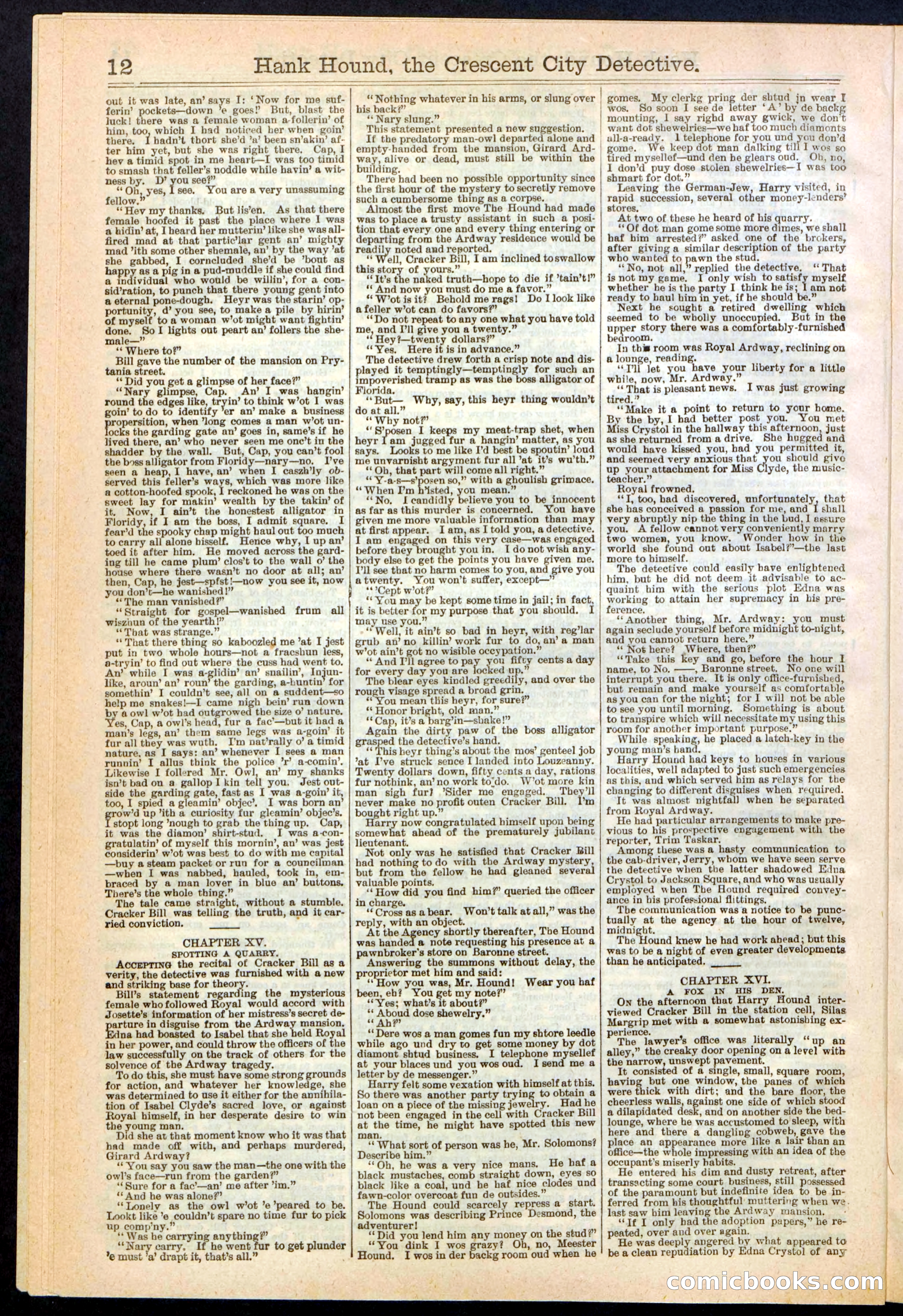 Beadle's New York Dime Library, No. 238 — page 12 of 24