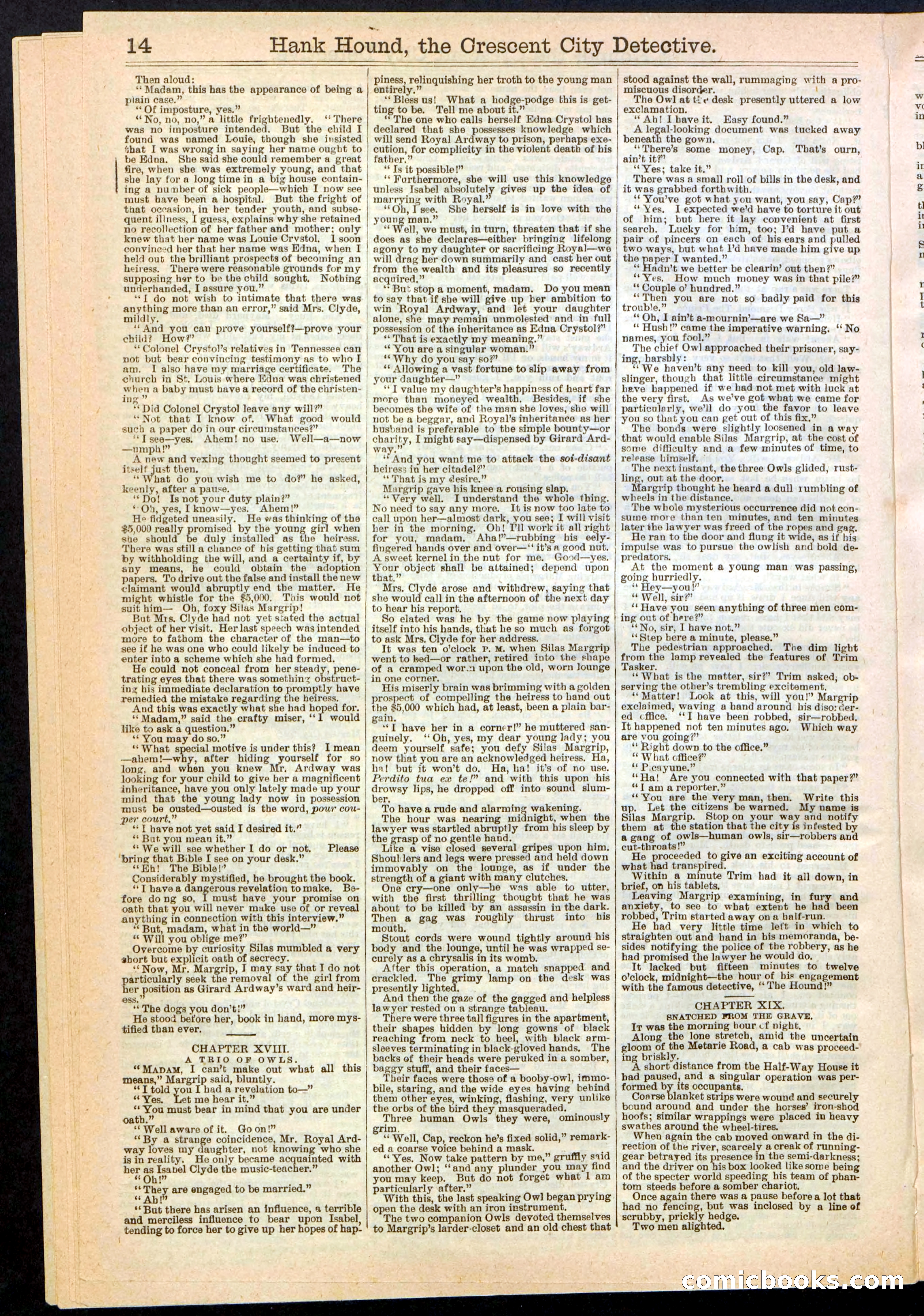 Beadle's New York Dime Library, No. 238 — page 14 of 24