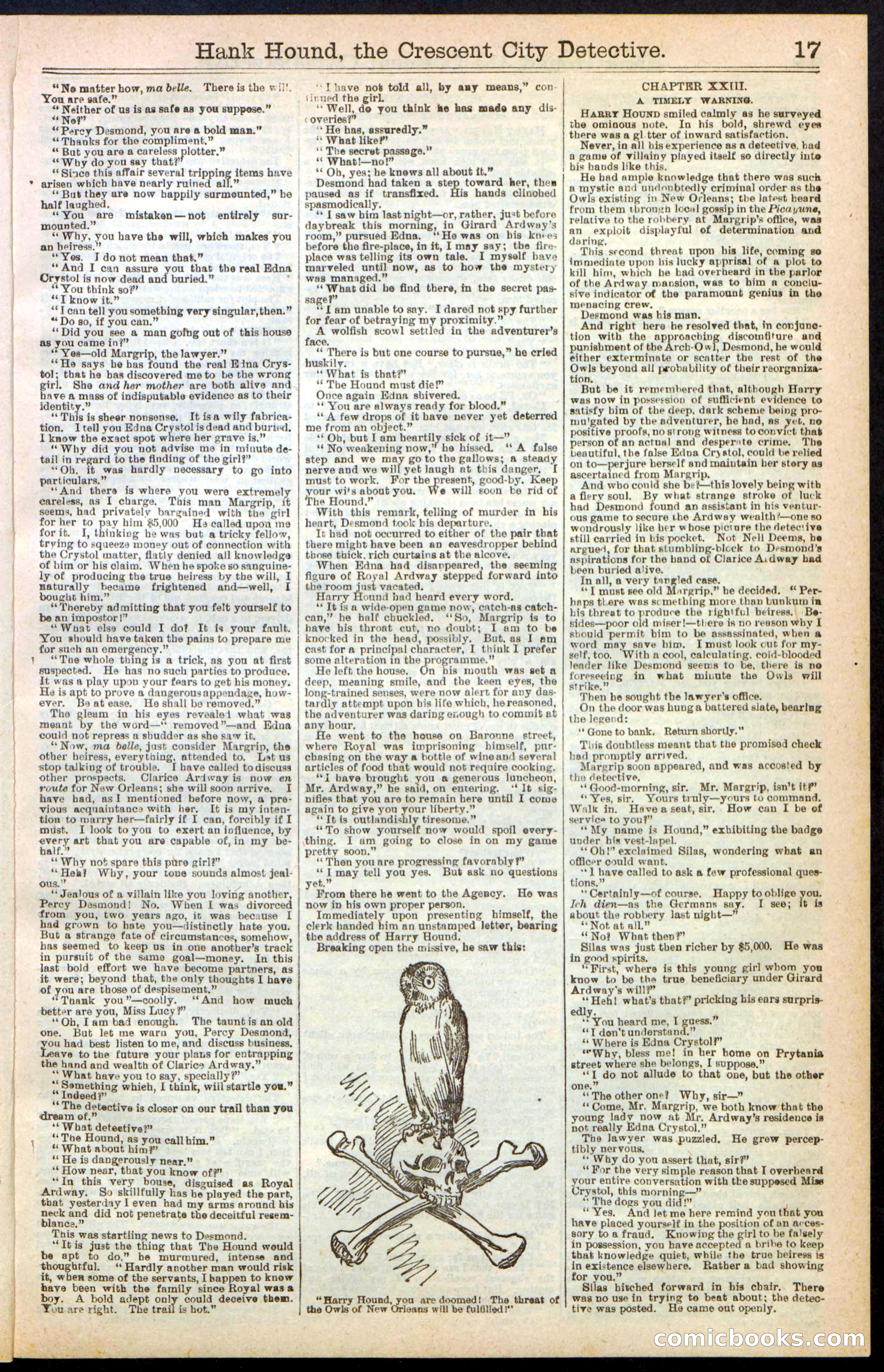 Beadle's New York Dime Library, No. 238 — page 17 of 24