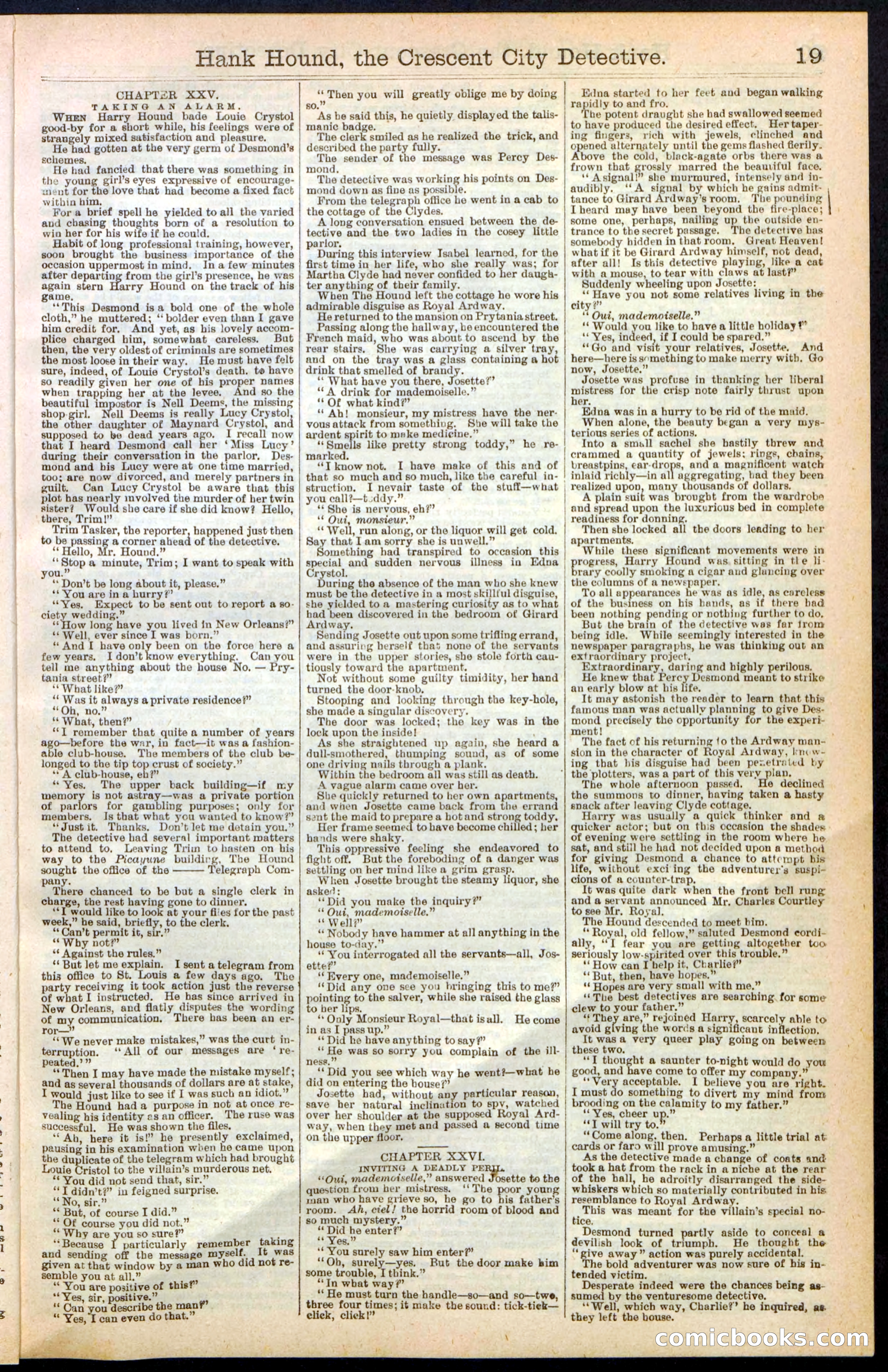 Beadle's New York Dime Library, No. 238 — page 19 of 24