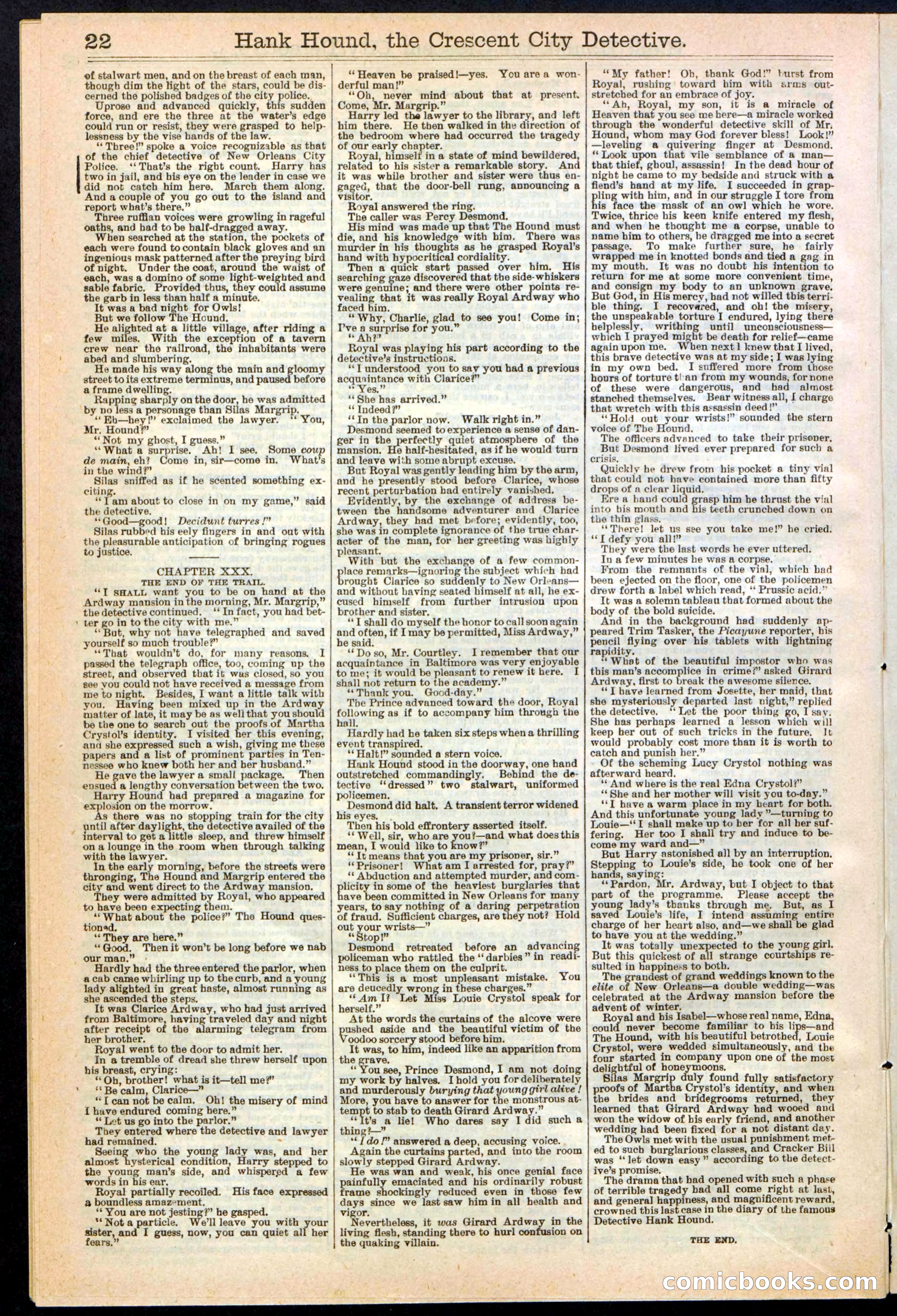 Beadle's New York Dime Library, No. 238 — page 22 of 24