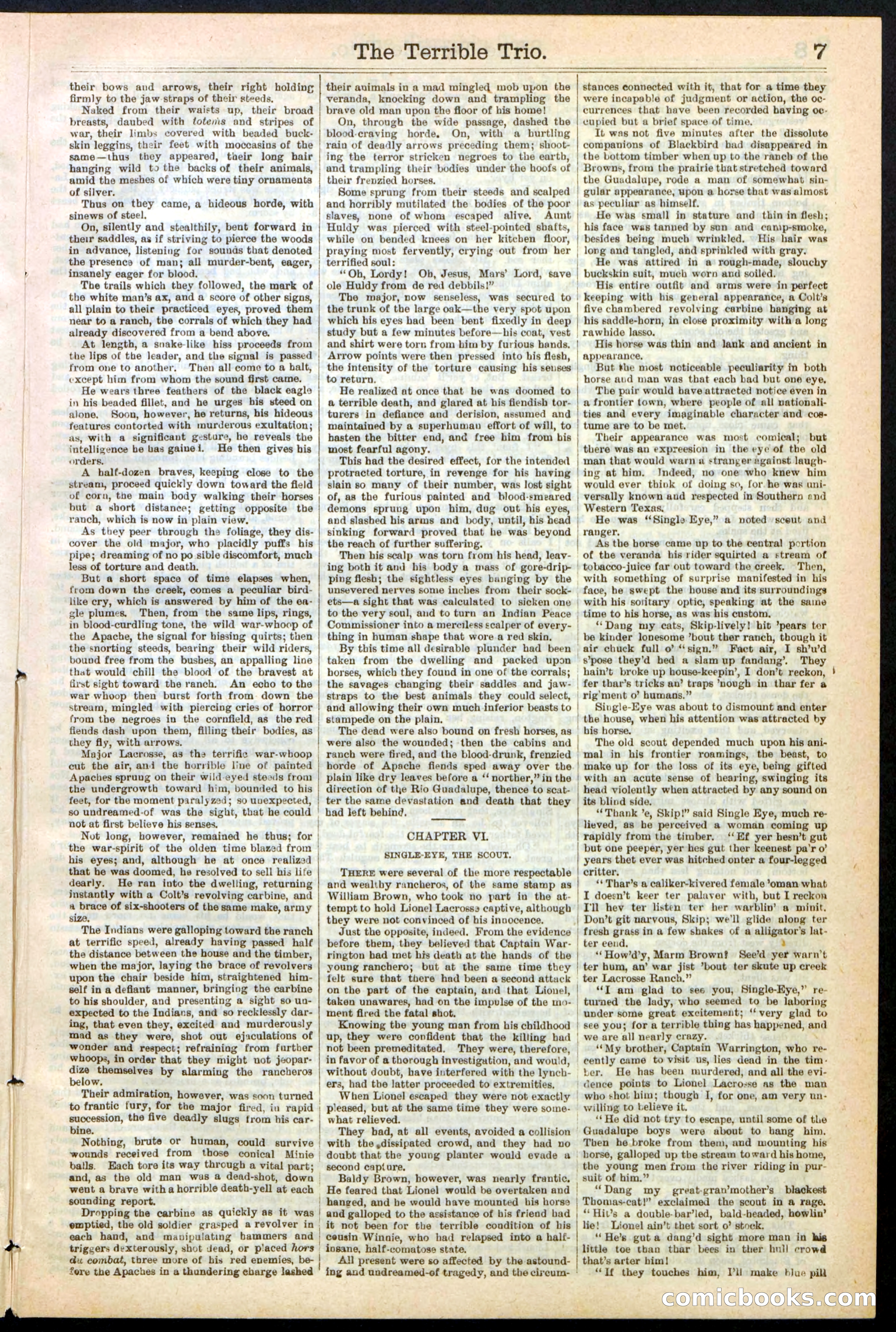 Beadle's New York Dime Library, No. 239 — page 7 of 32