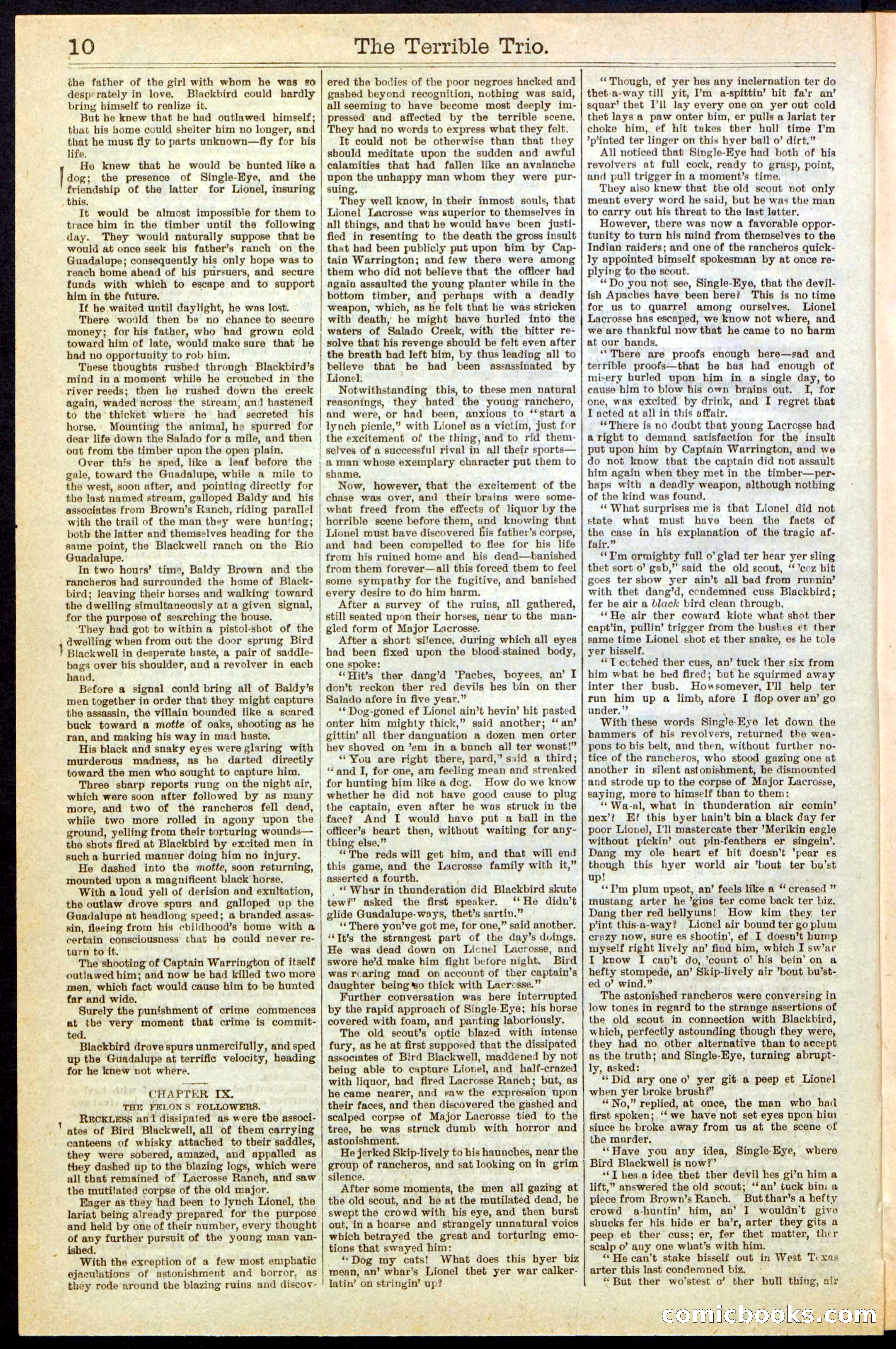 Beadle's New York Dime Library, No. 239 — page 10 of 32
