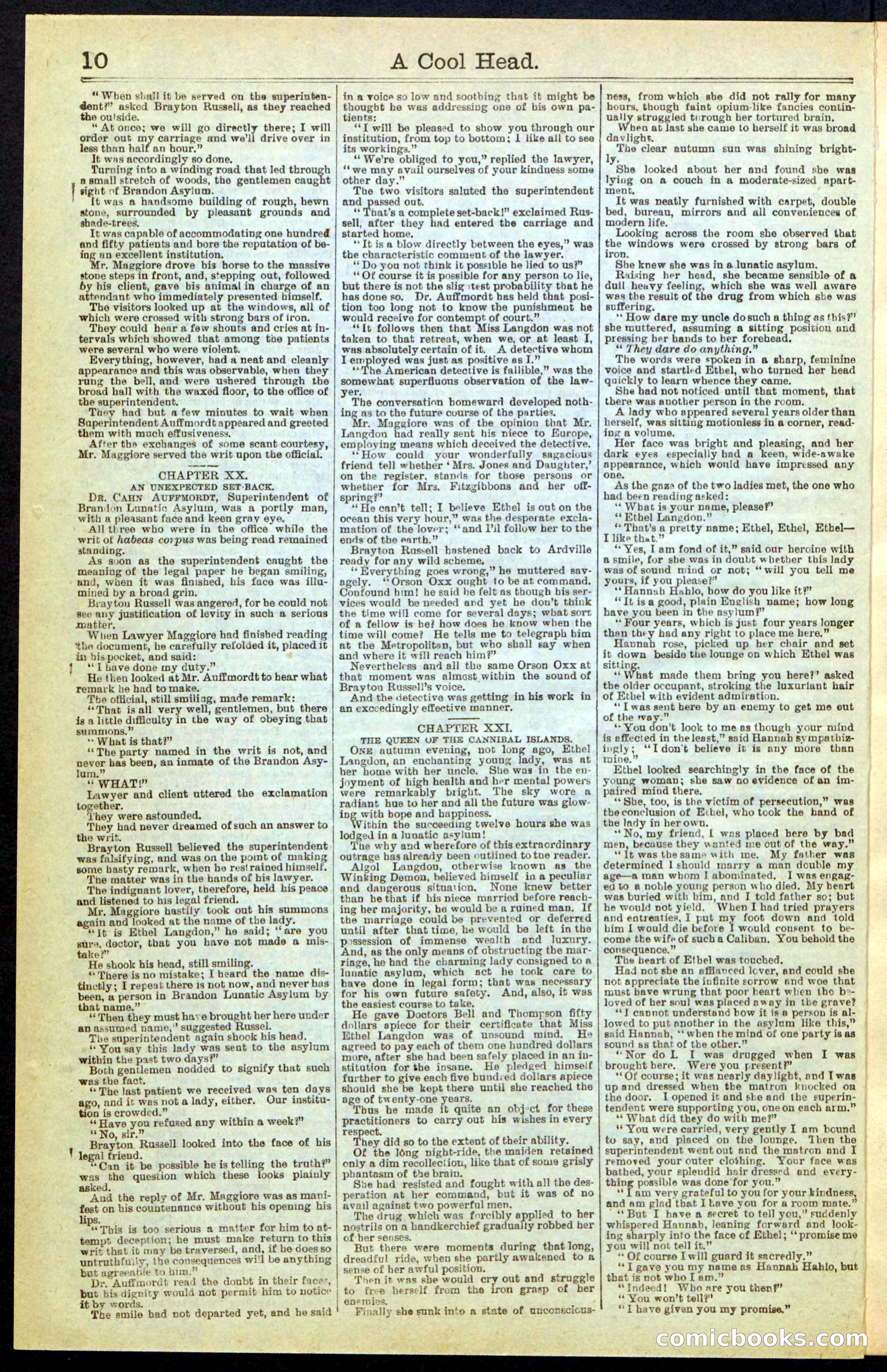 Beadle's Dime Library, No. 240 — page 10 of 32