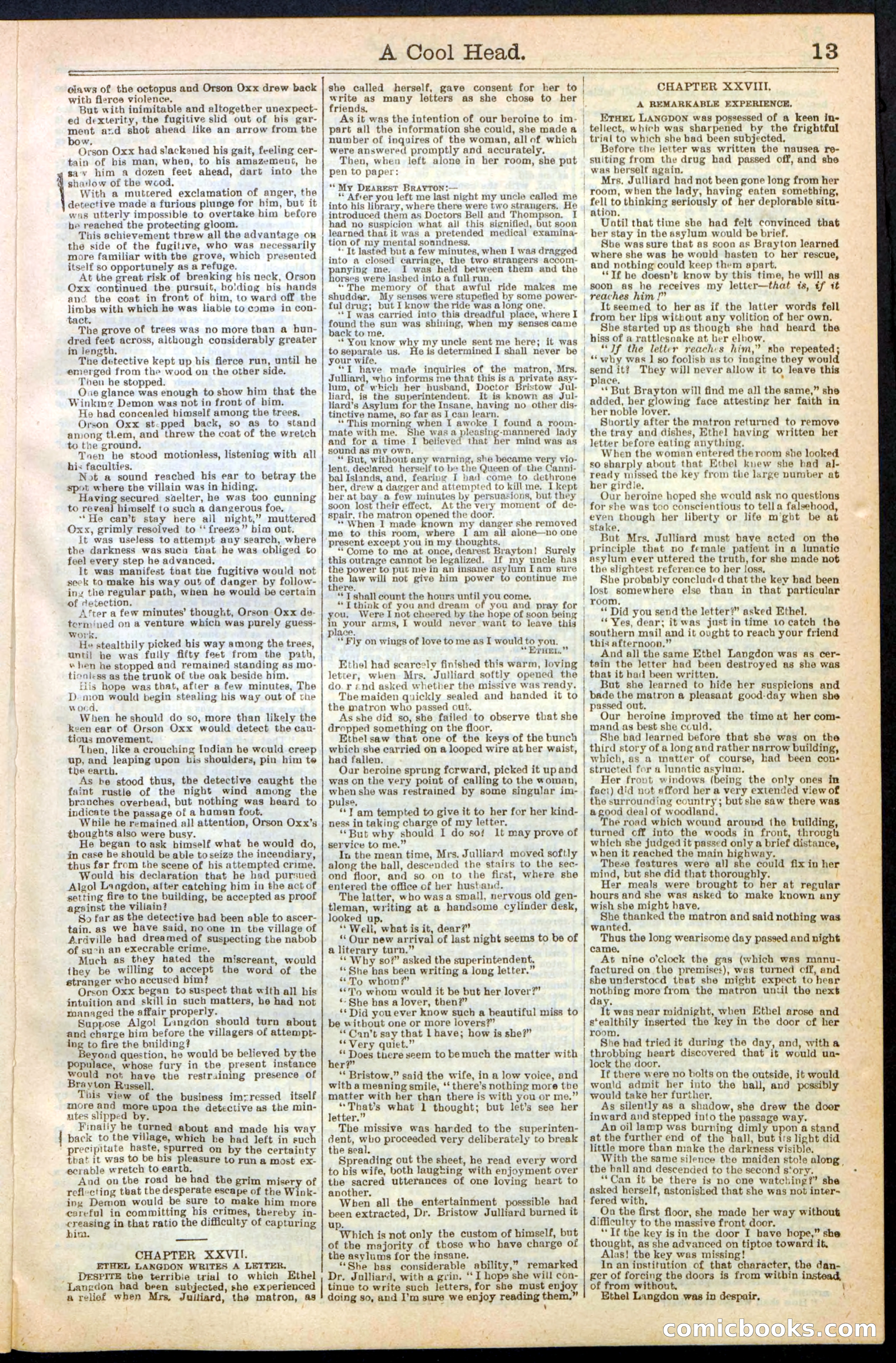 Beadle's Dime Library, No. 240 — page 13 of 32