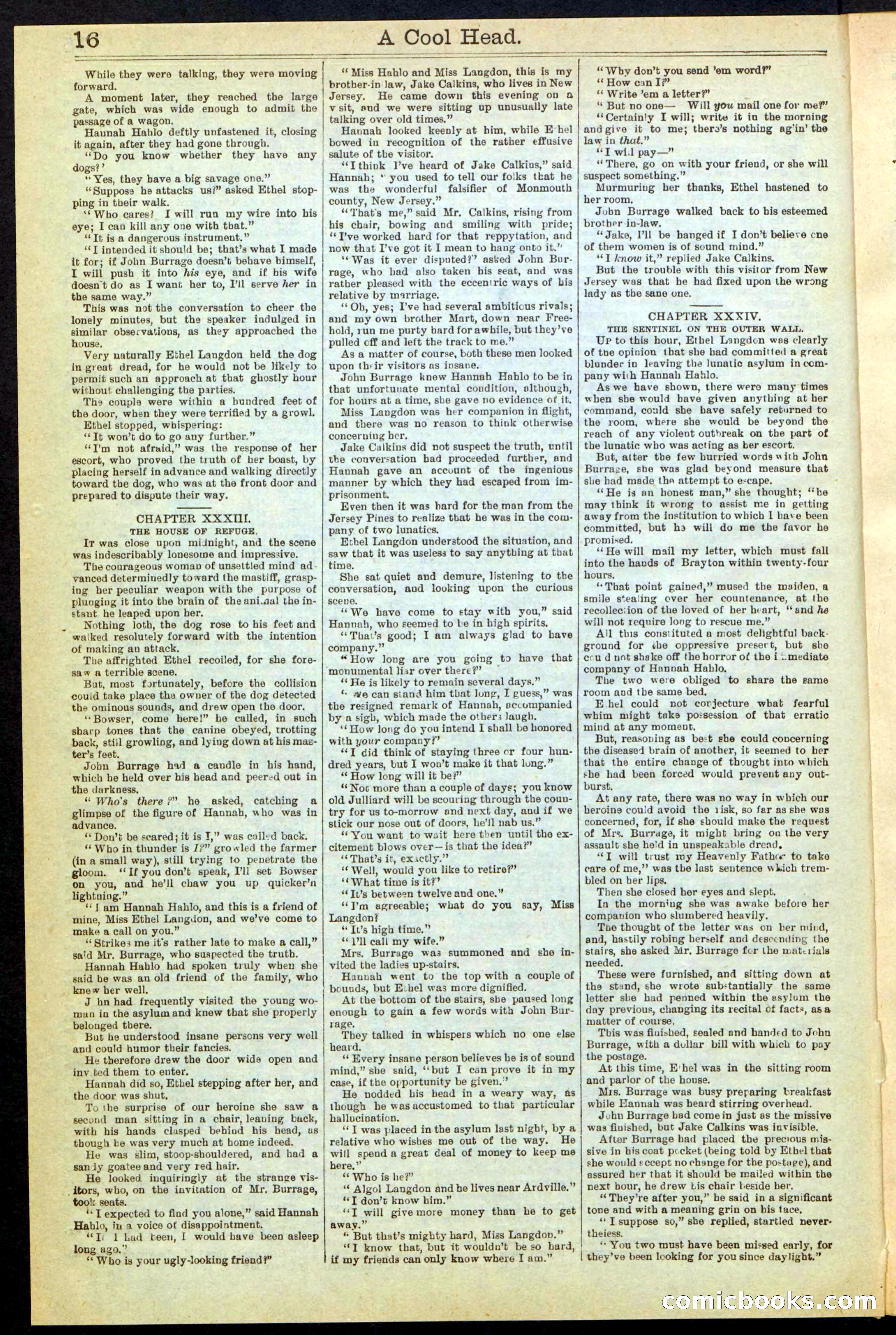 Beadle's Dime Library, No. 240 — page 16 of 32