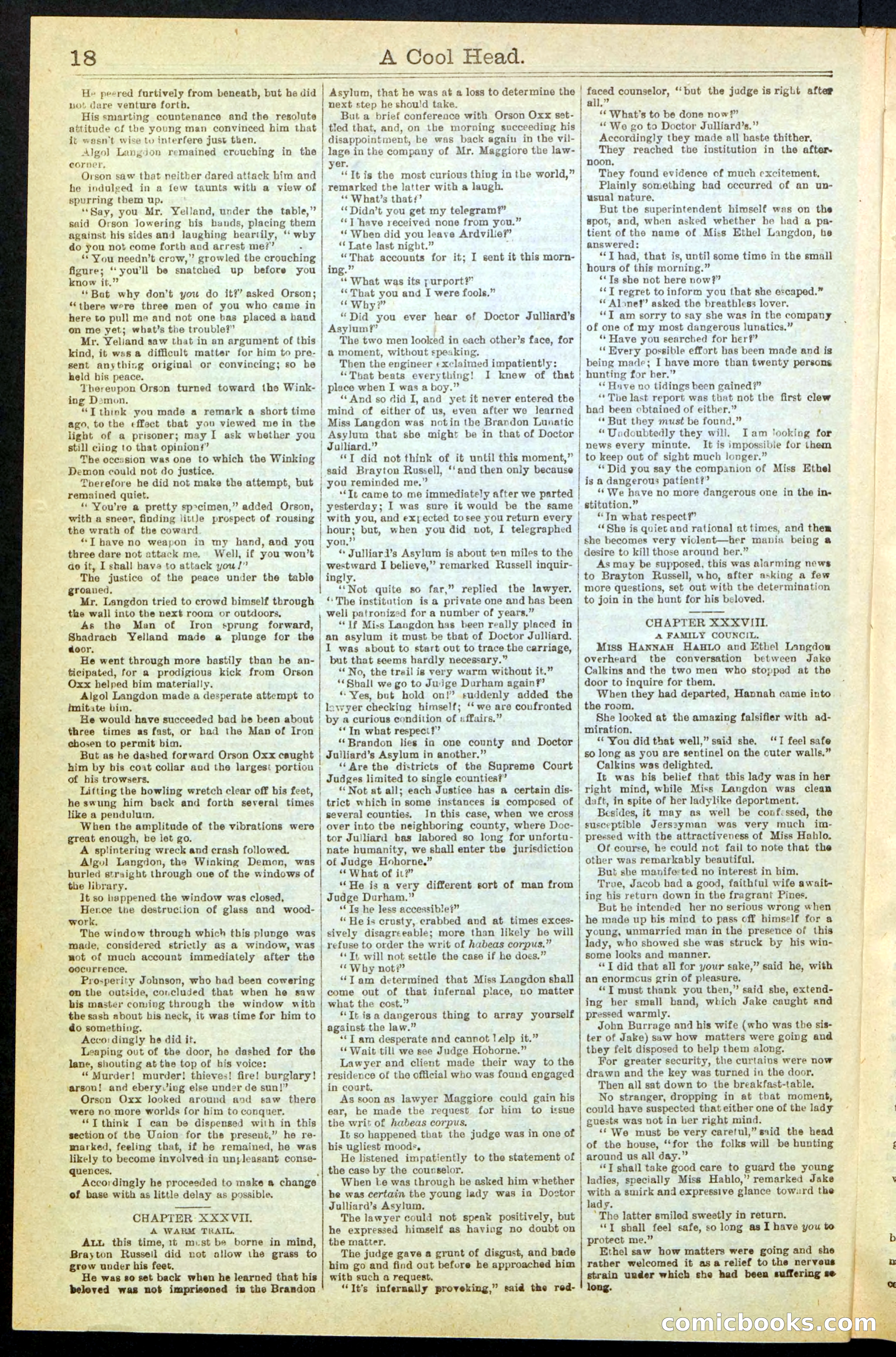 Beadle's Dime Library, No. 240 — page 18 of 32