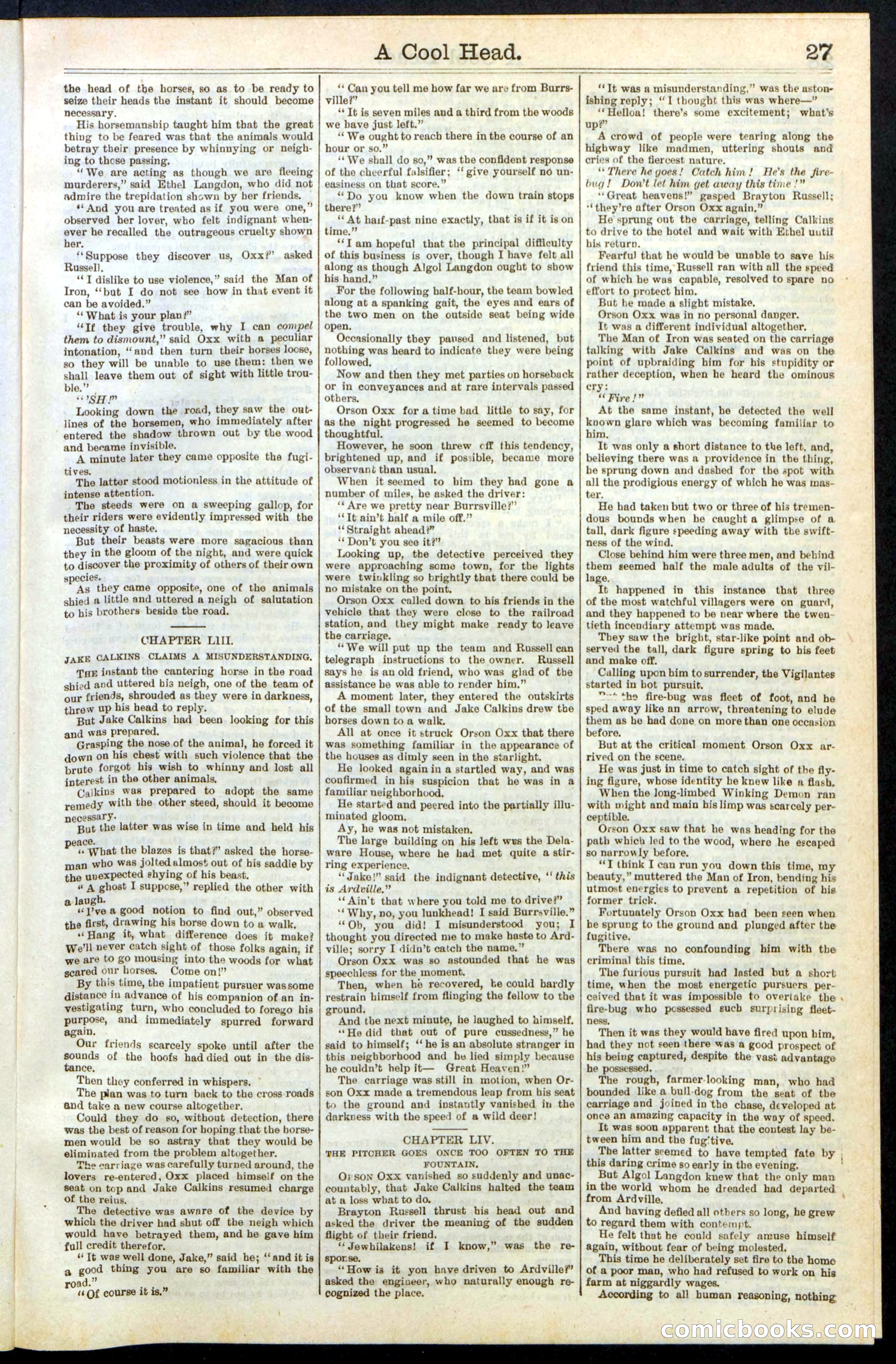 Beadle's Dime Library, No. 240 — page 27 of 32