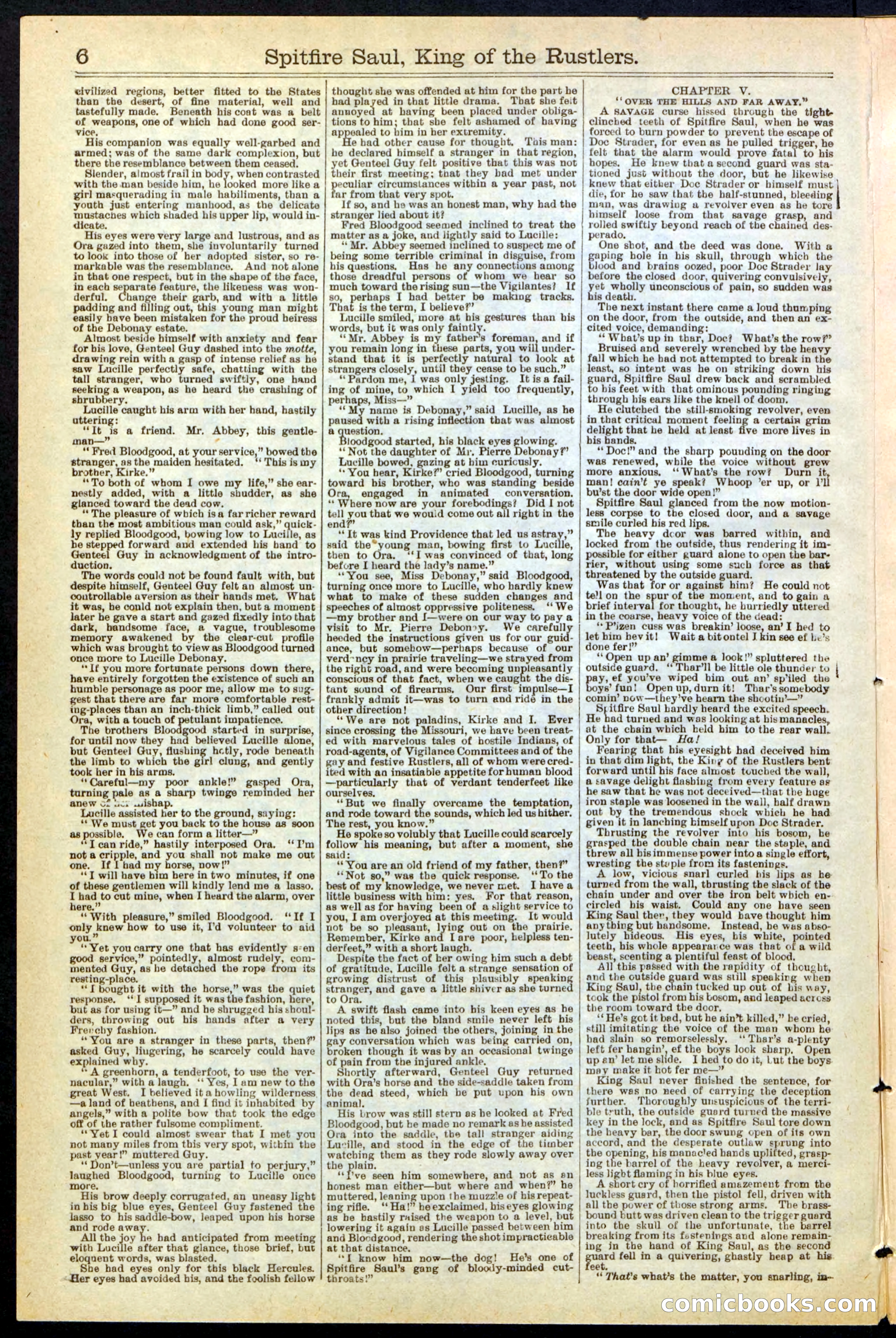 Beadle's New York Dime Library No. 241 — page 6 of 32