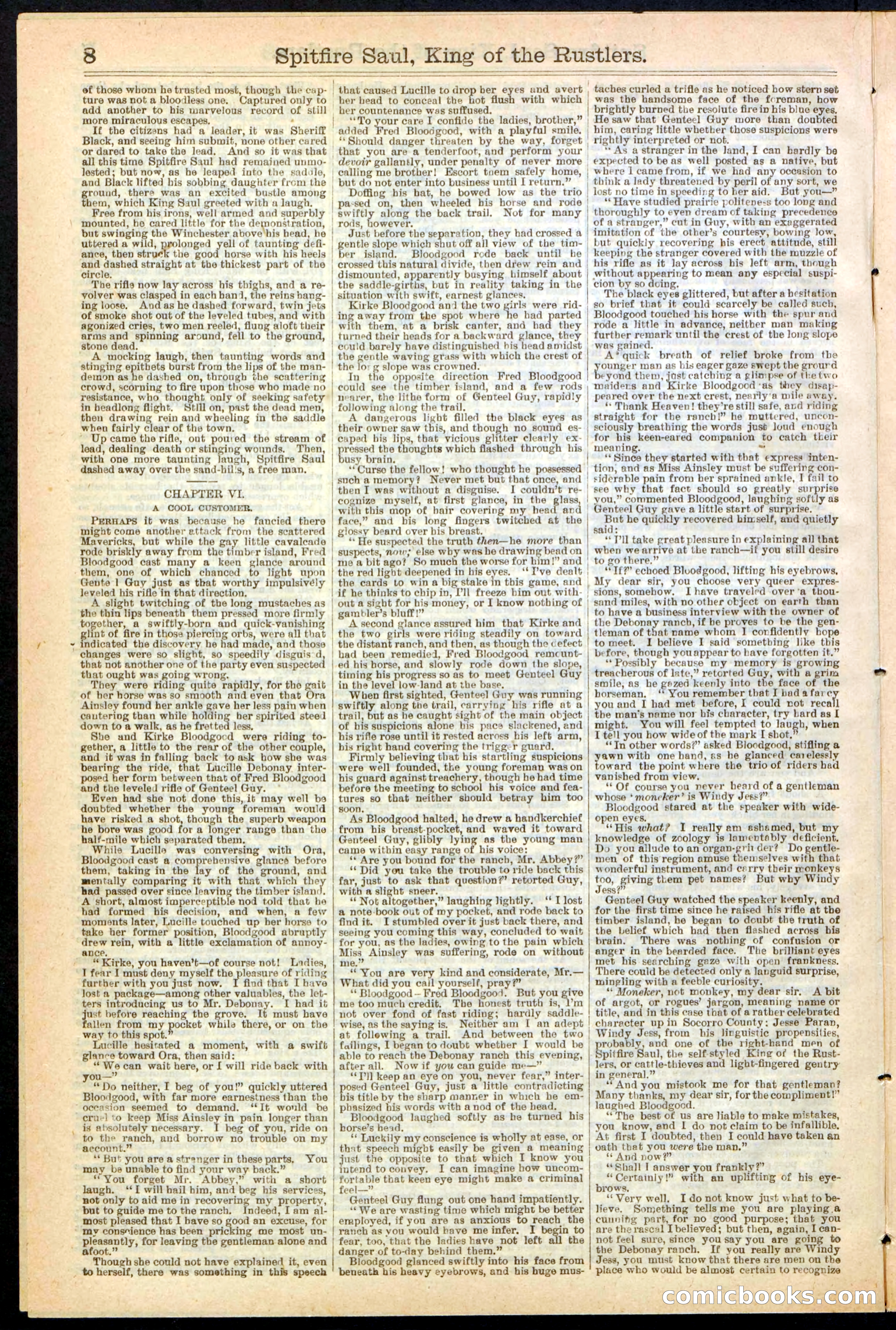 Beadle's New York Dime Library No. 241 — page 8 of 32