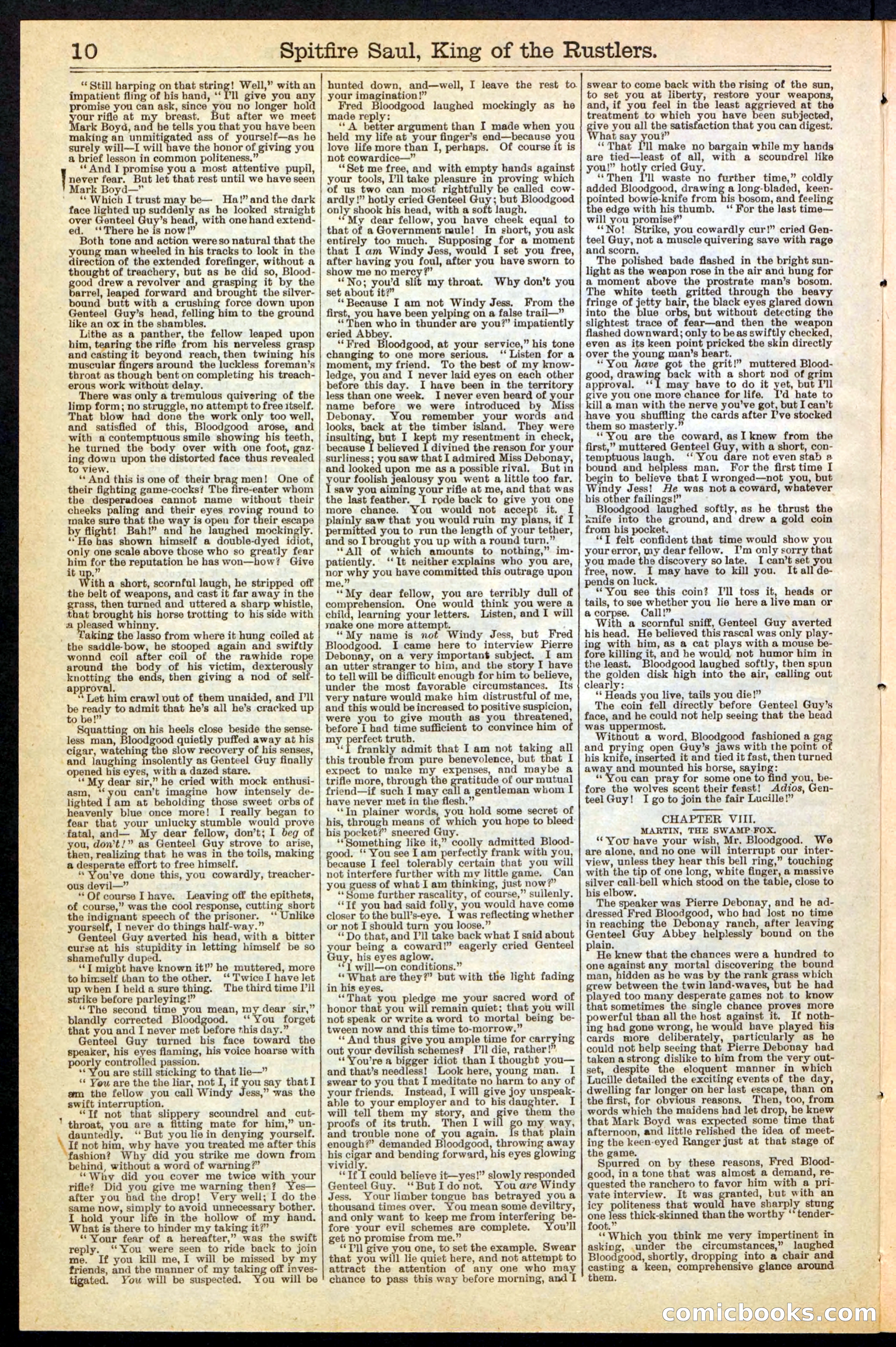 Beadle's New York Dime Library No. 241 — page 10 of 32