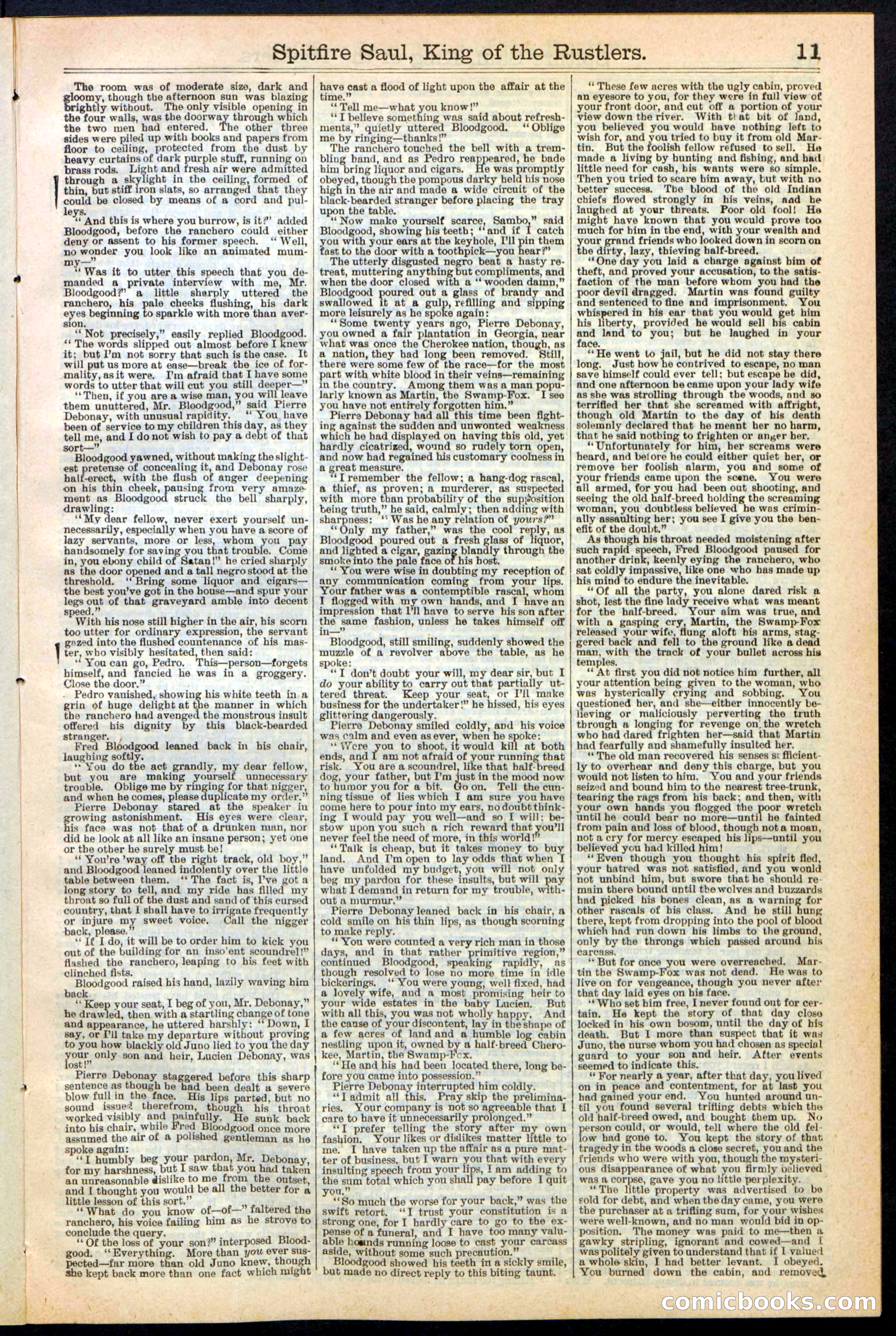 Beadle's New York Dime Library No. 241 — page 11 of 32
