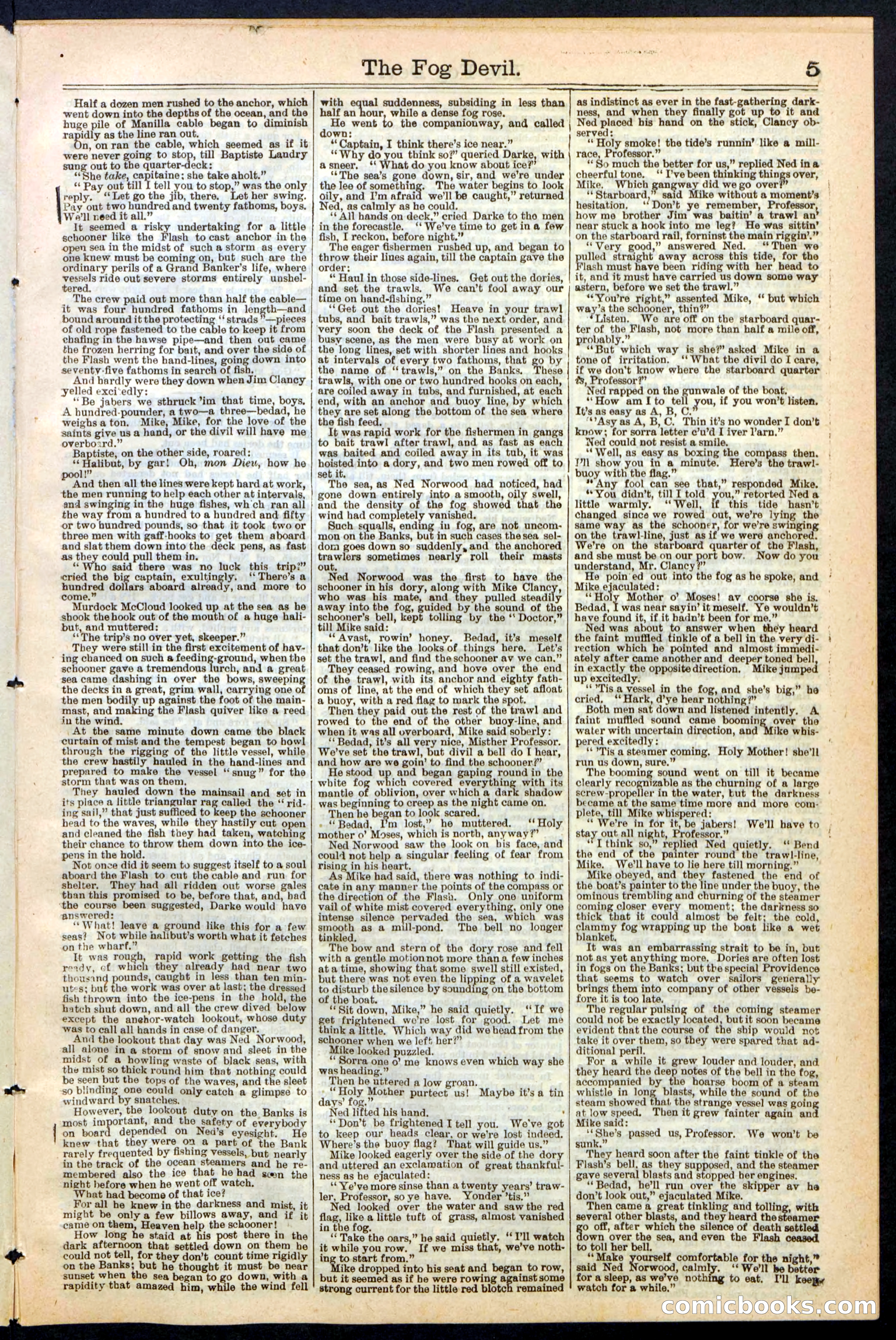 Beadle's New York Dime Library, No. 242 — page 5 of 32
