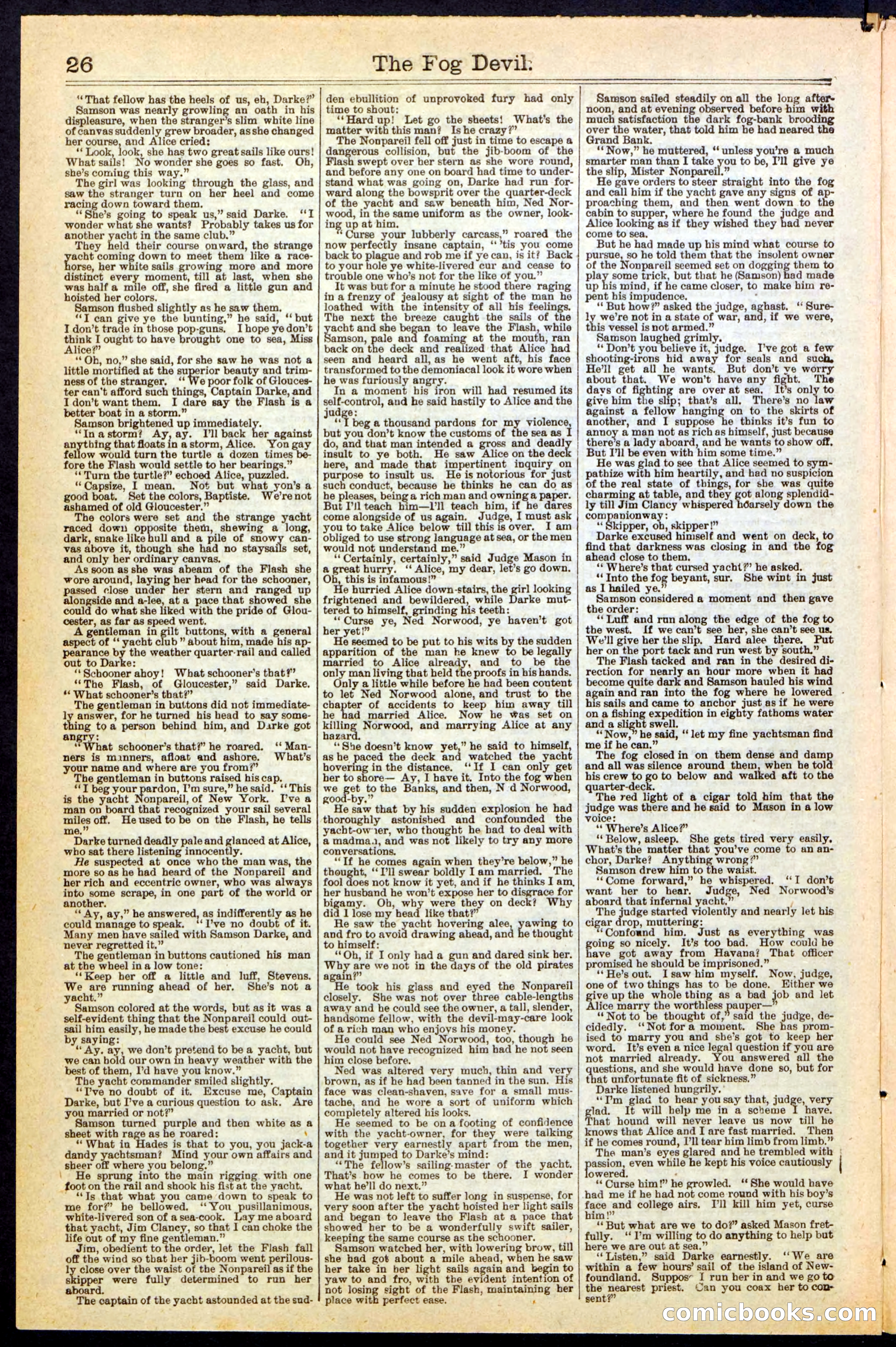 Beadle's New York Dime Library, No. 242 — page 26 of 32