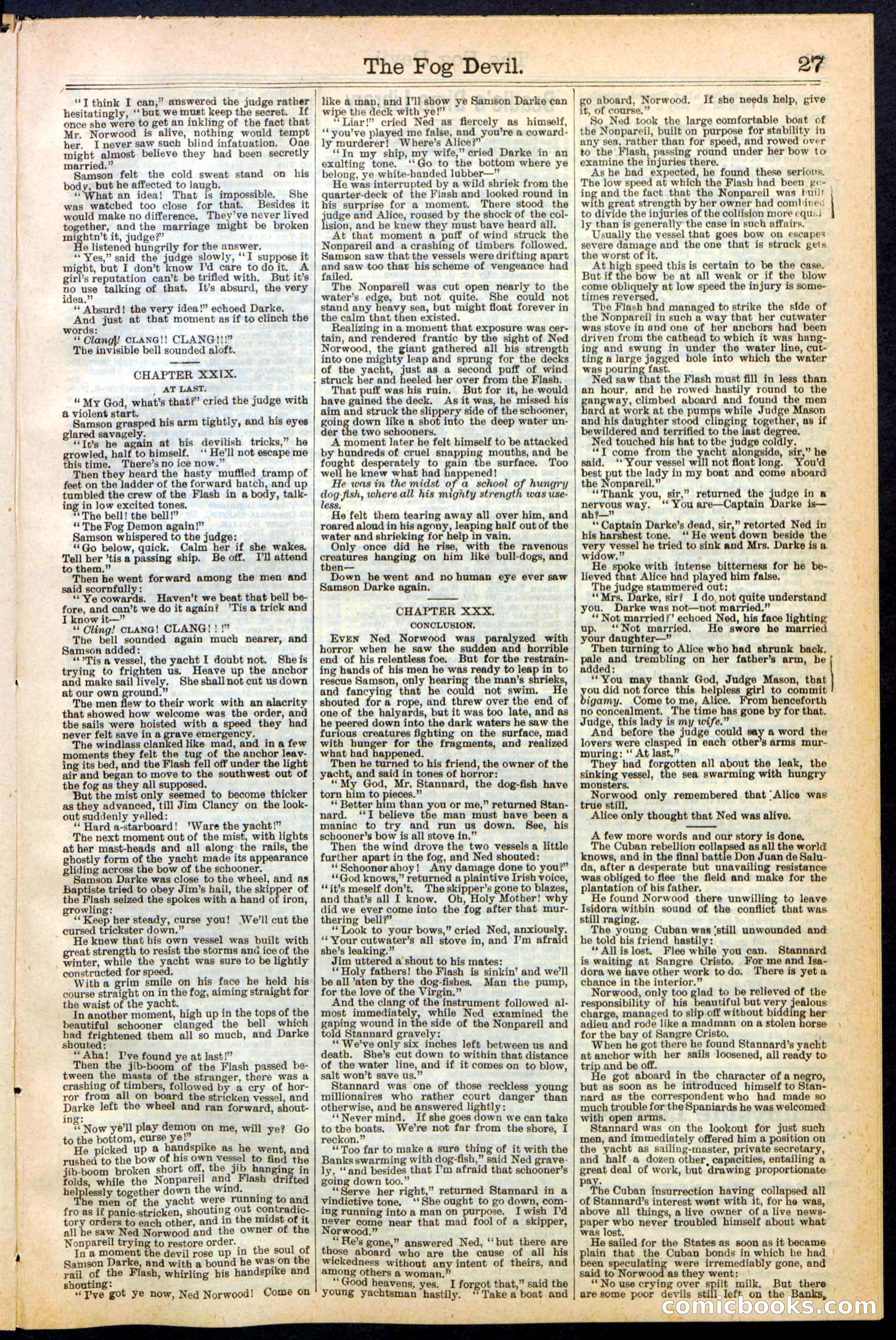 Beadle's New York Dime Library, No. 242 — page 27 of 32