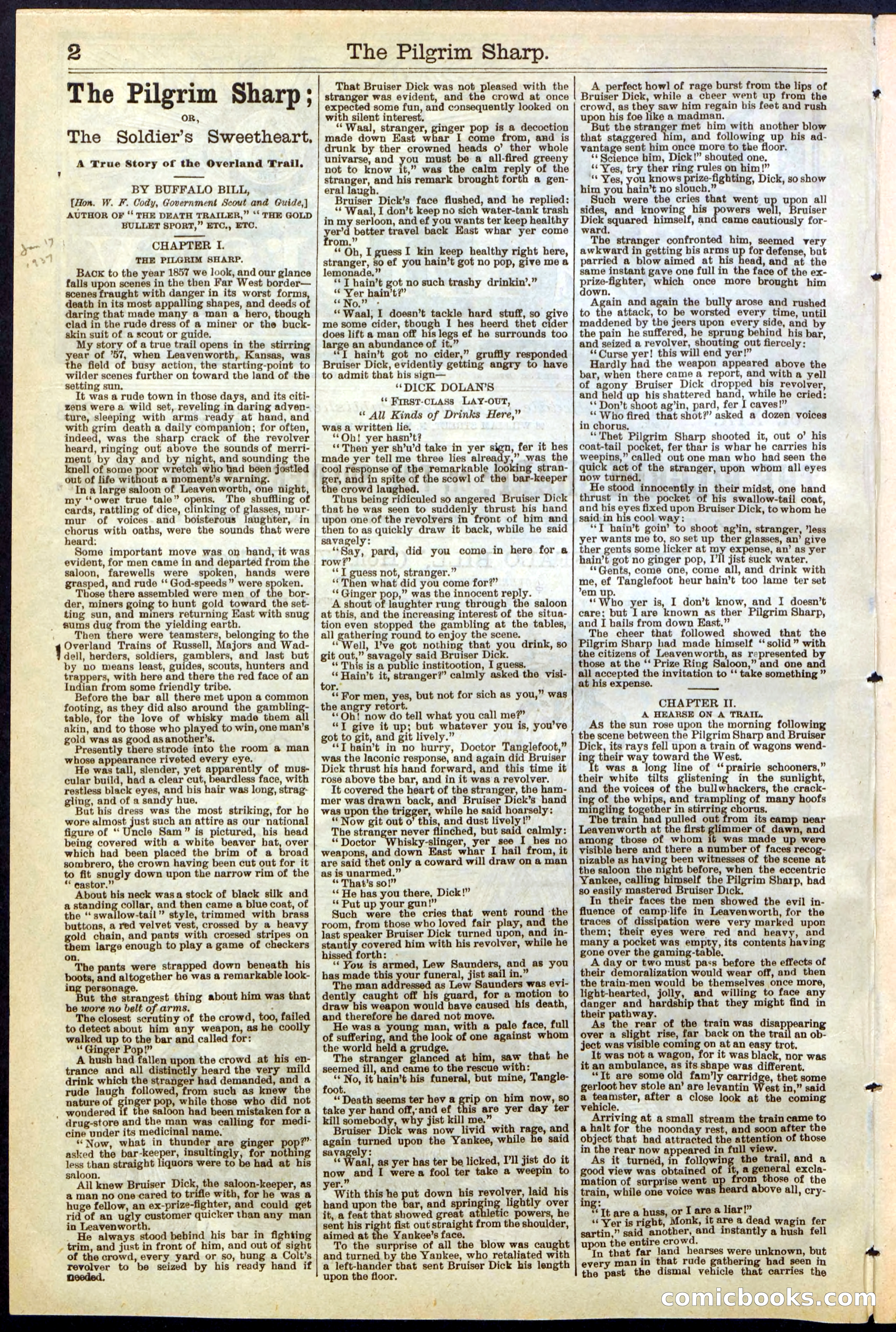 Beadle's New York Dime Library No. 243 — page 2 of 32