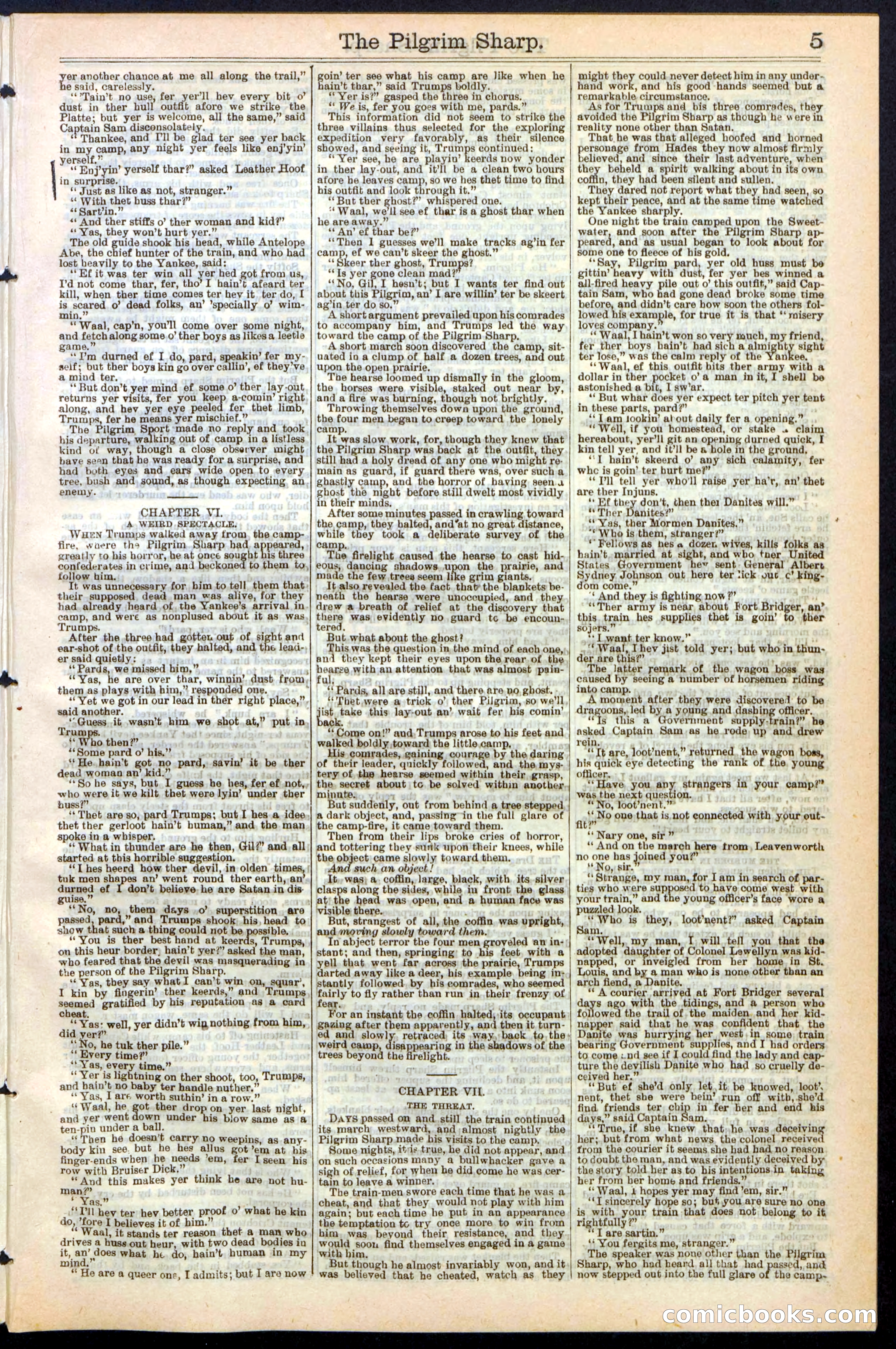 Beadle's New York Dime Library No. 243 — page 5 of 32