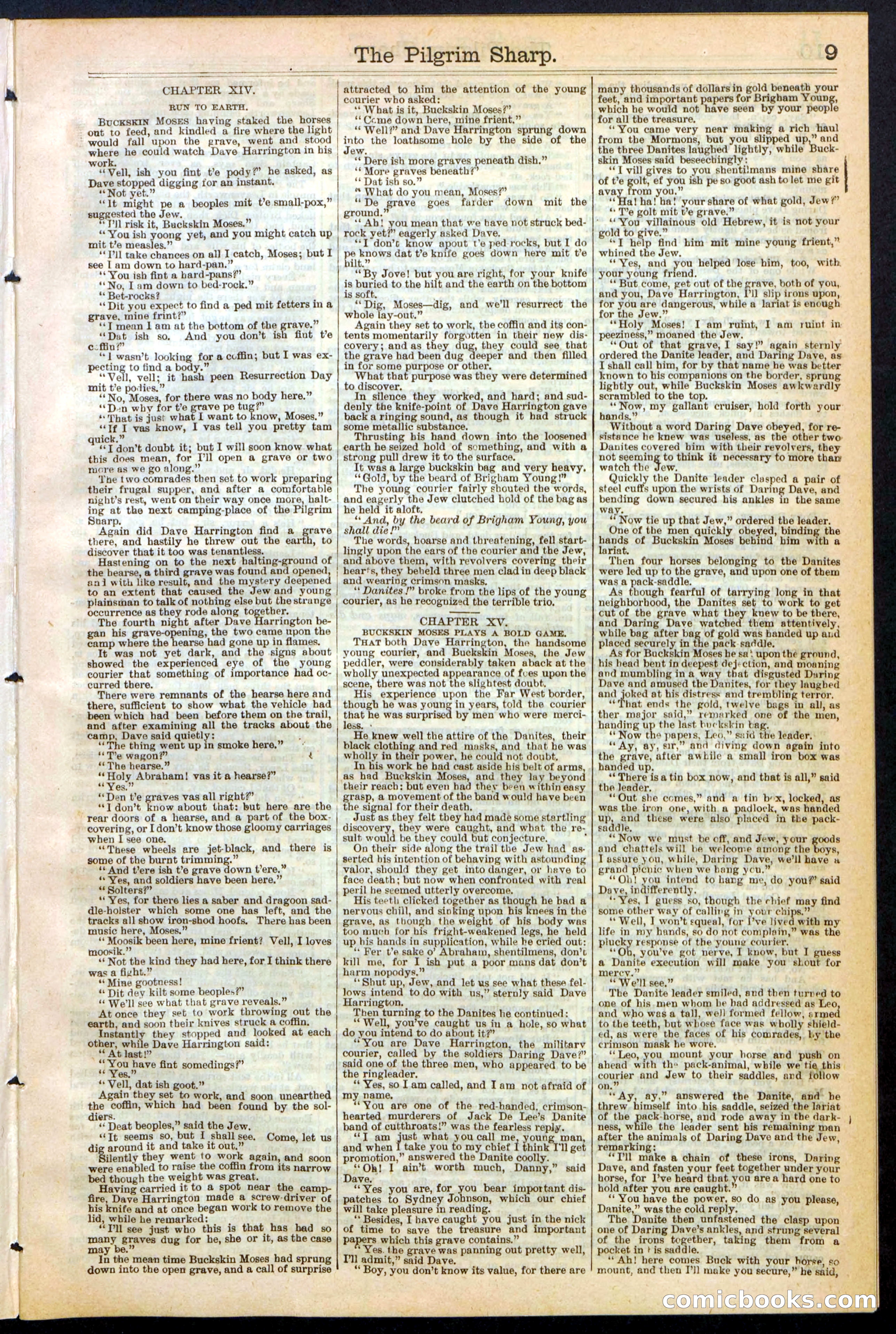 Beadle's New York Dime Library No. 243 — page 9 of 32