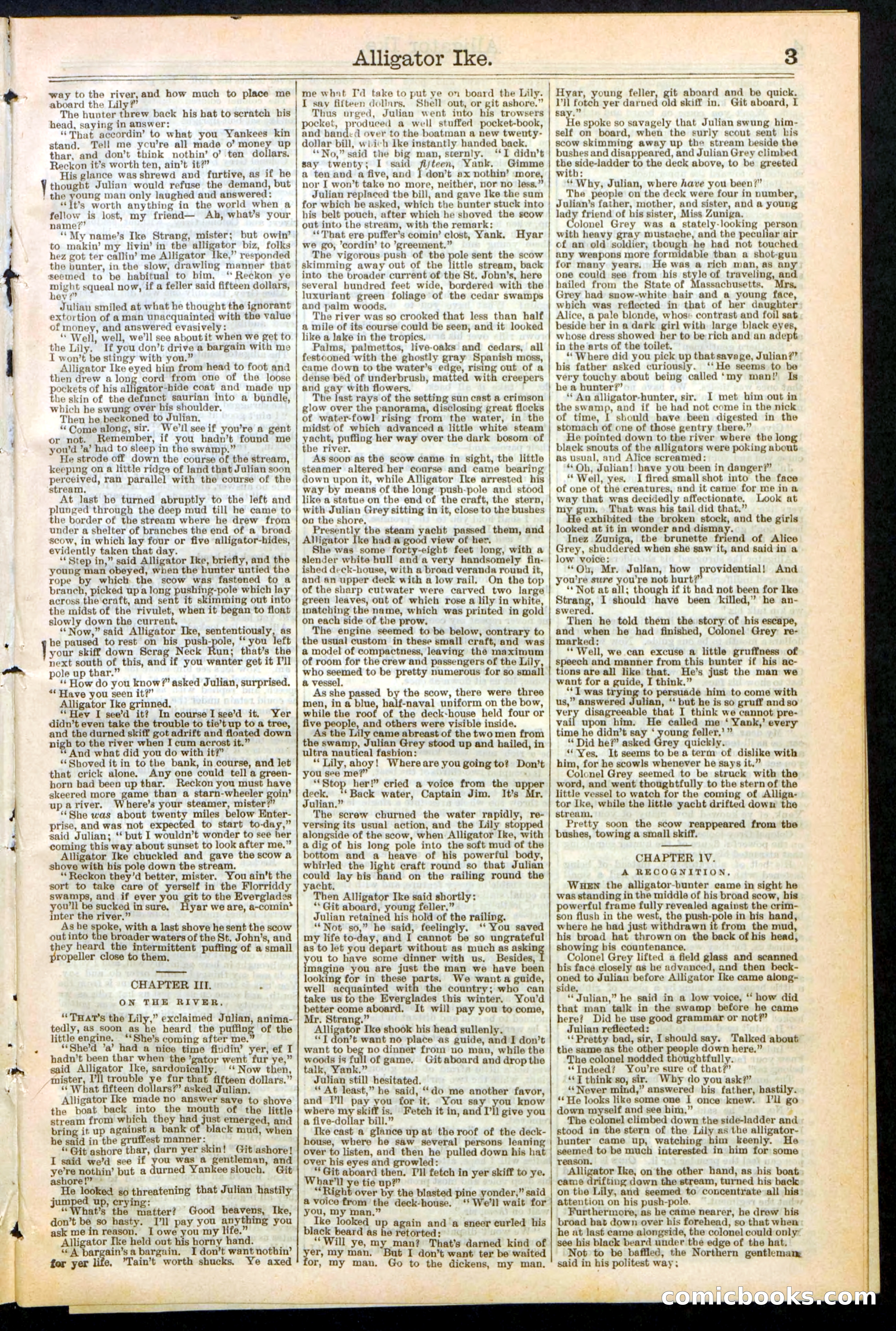 Beadle's Dime Library No. 247 — page 3 of 32