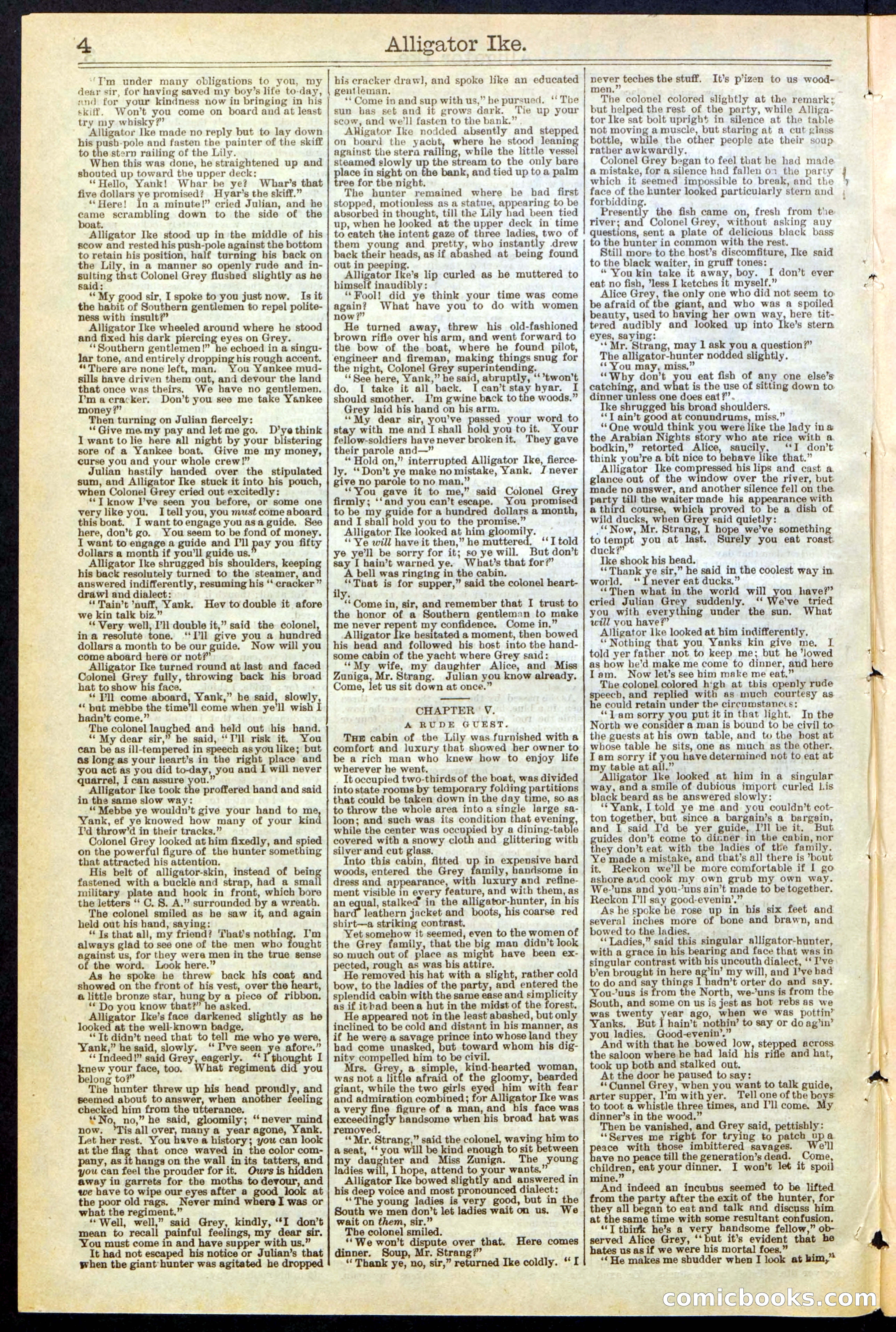 Beadle's Dime Library No. 247 — page 4 of 32