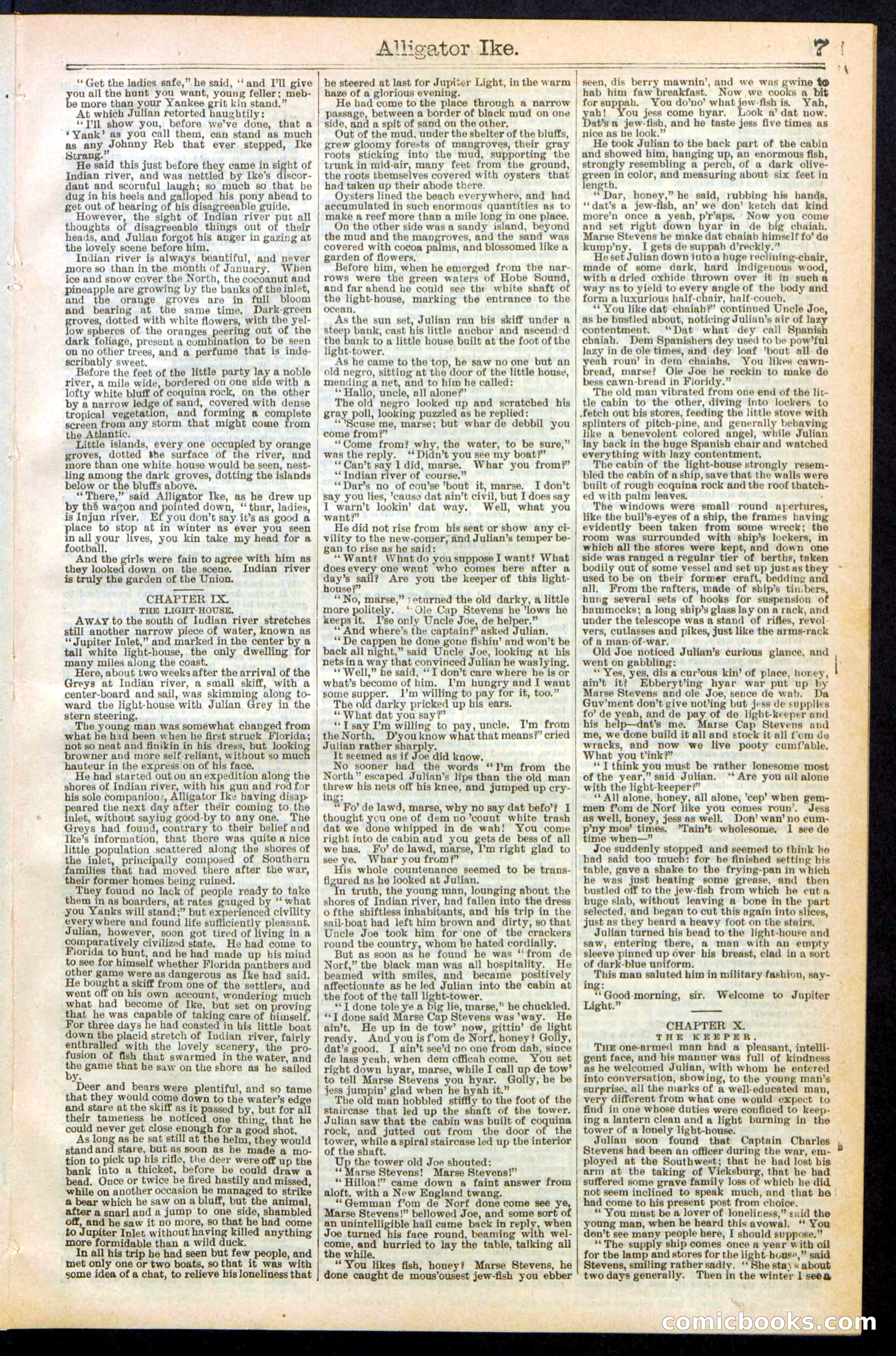 Beadle's Dime Library No. 247 — page 7 of 32