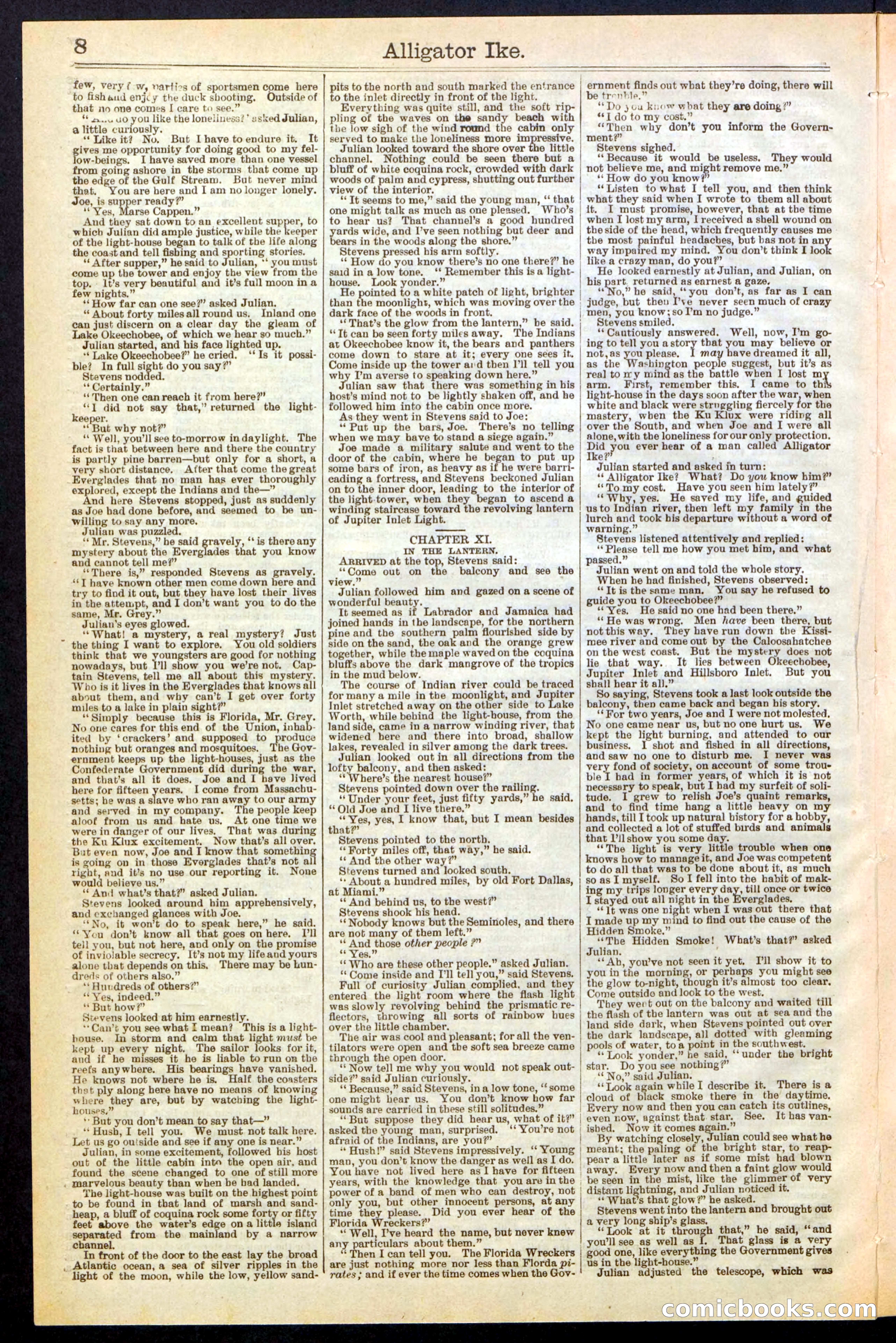 Beadle's Dime Library No. 247 — page 8 of 32