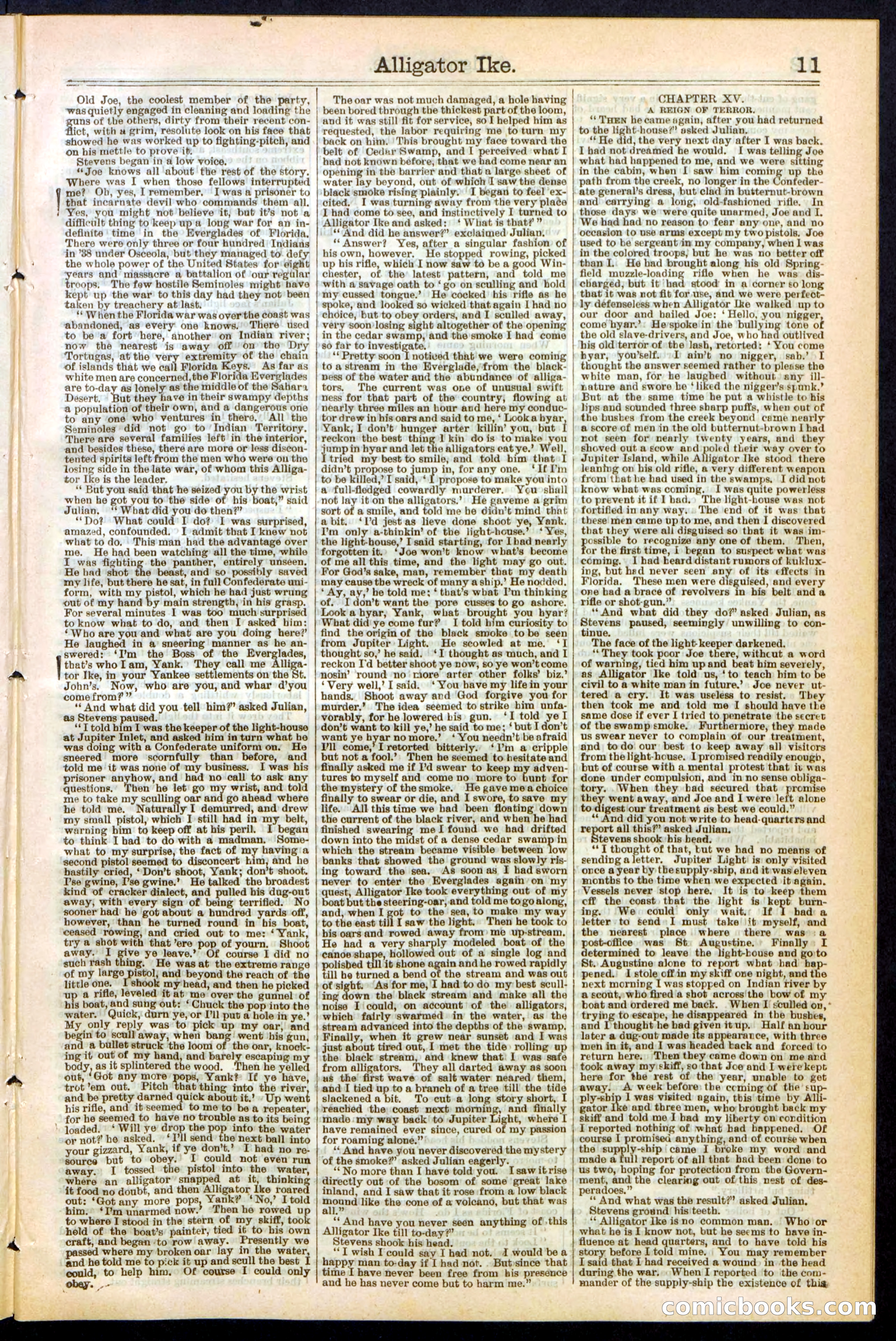 Beadle's Dime Library No. 247 — page 11 of 32