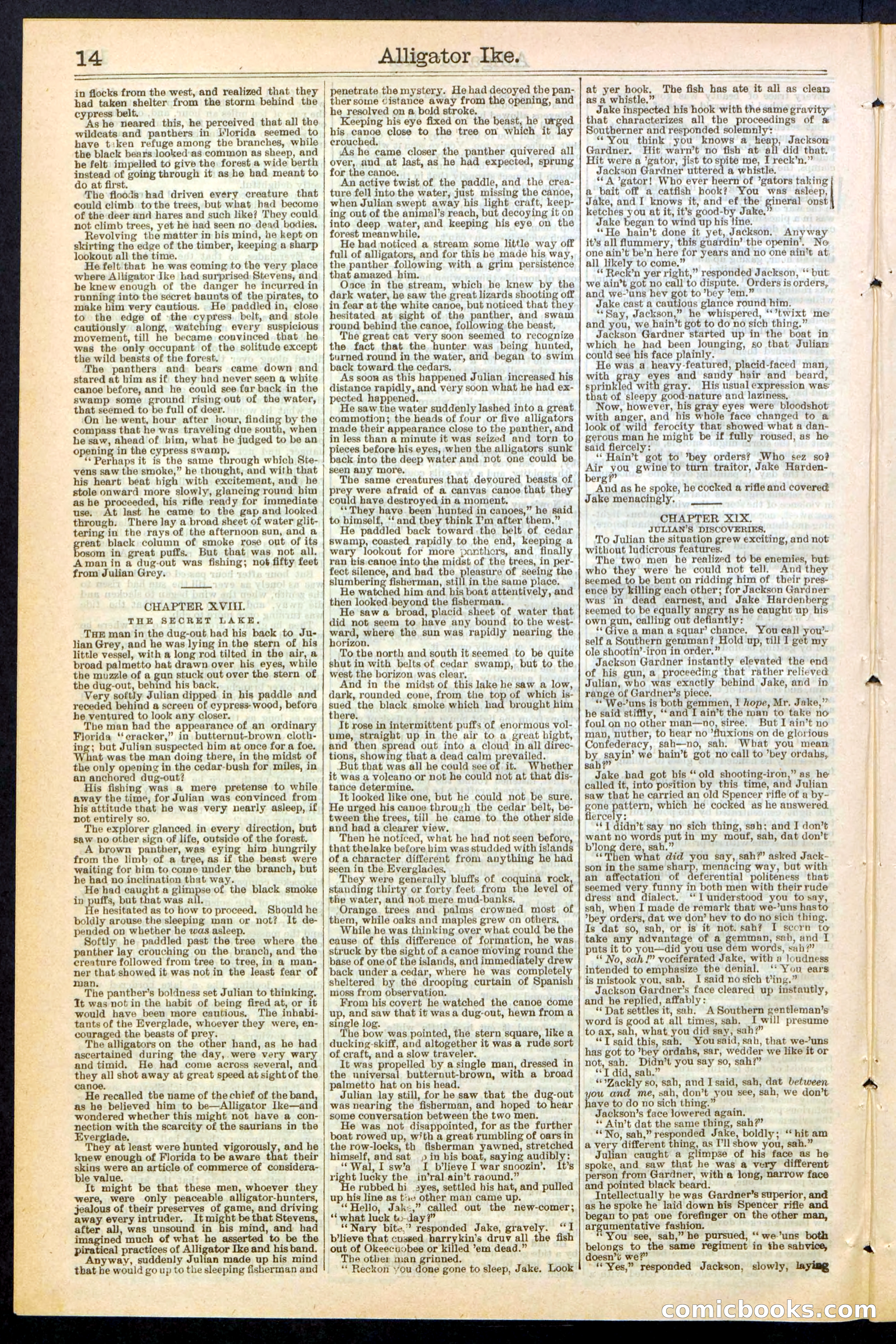 Beadle's Dime Library No. 247 — page 14 of 32