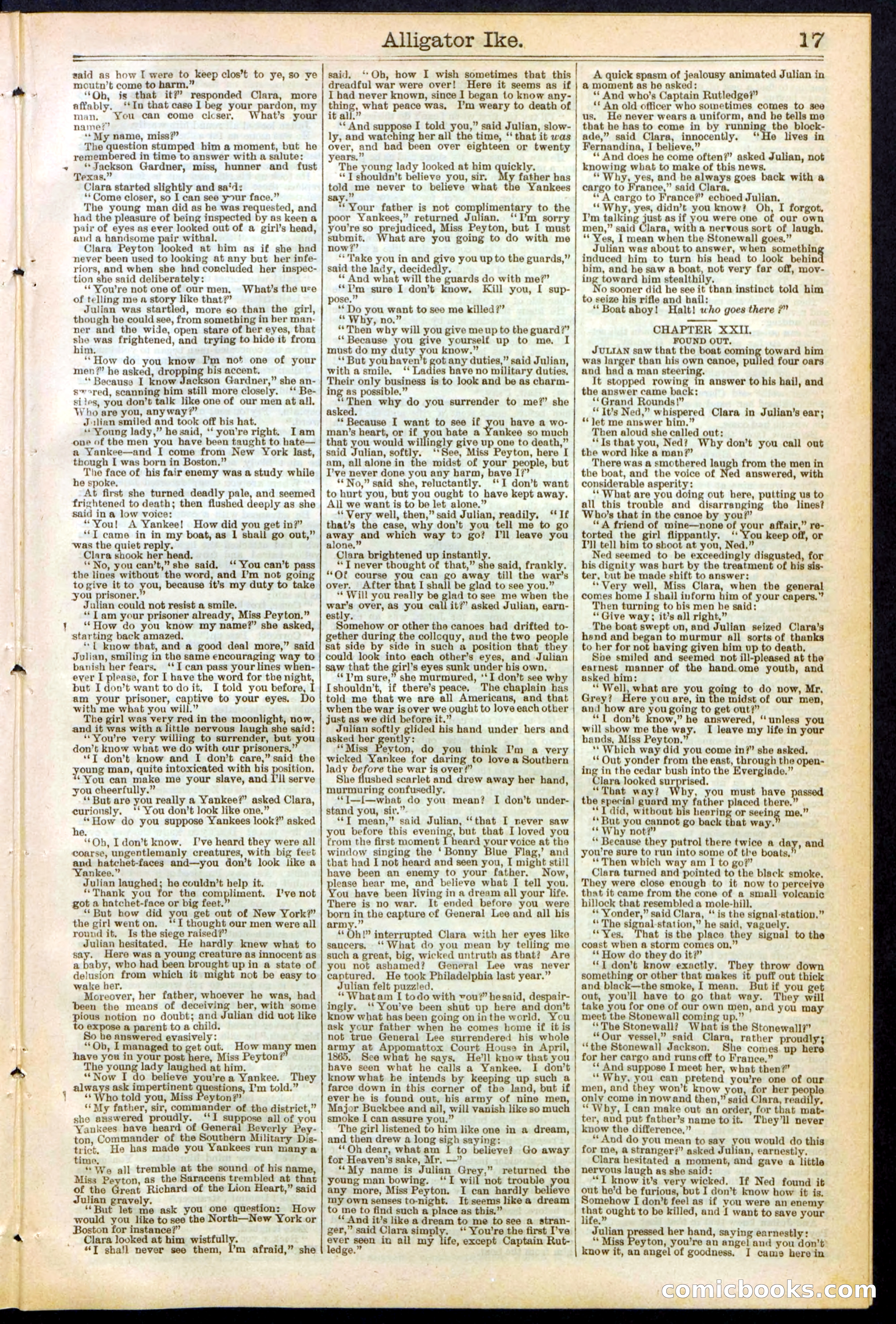 Beadle's Dime Library No. 247 — page 17 of 32