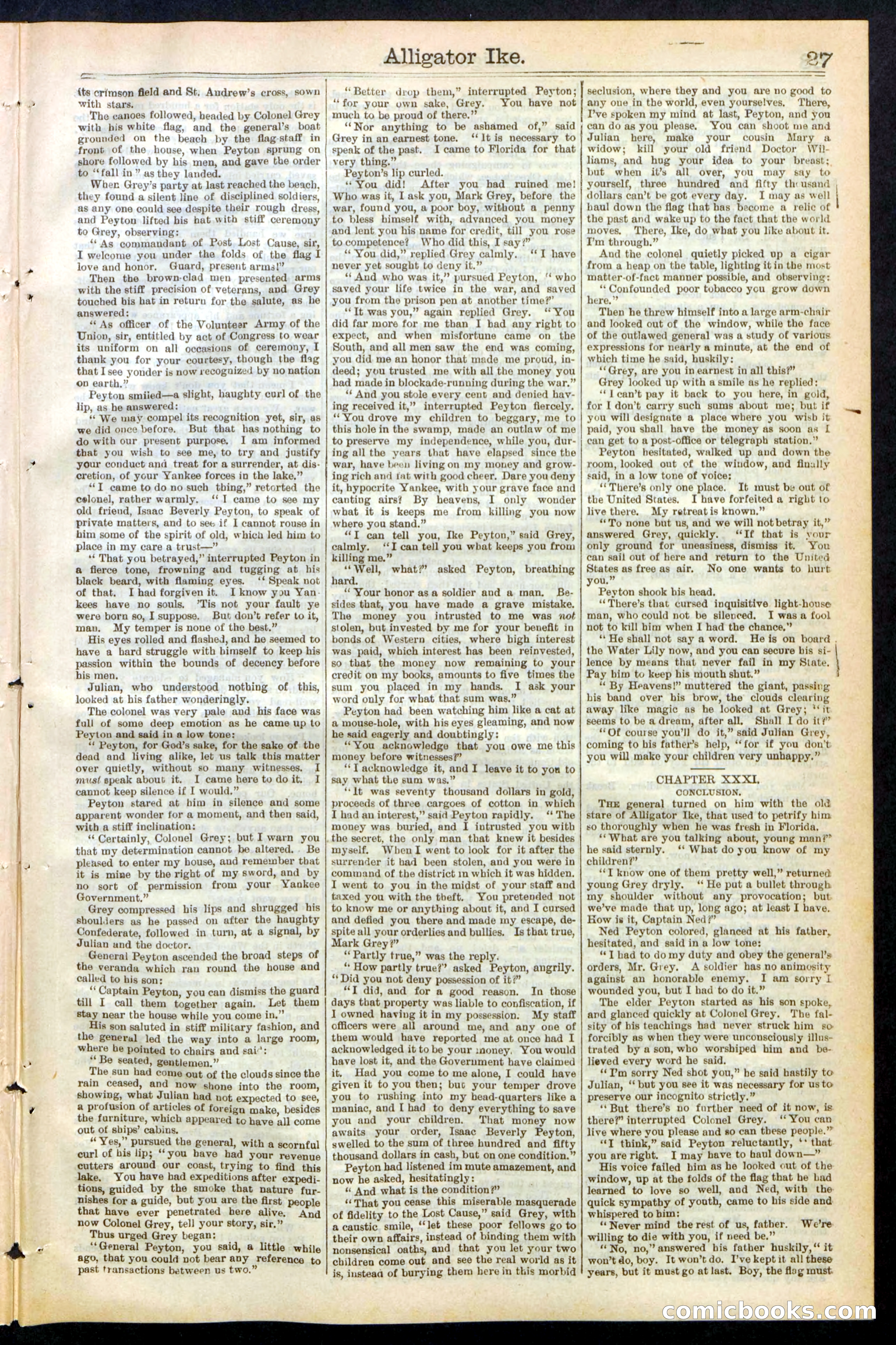 Beadle's Dime Library No. 247 — page 27 of 32