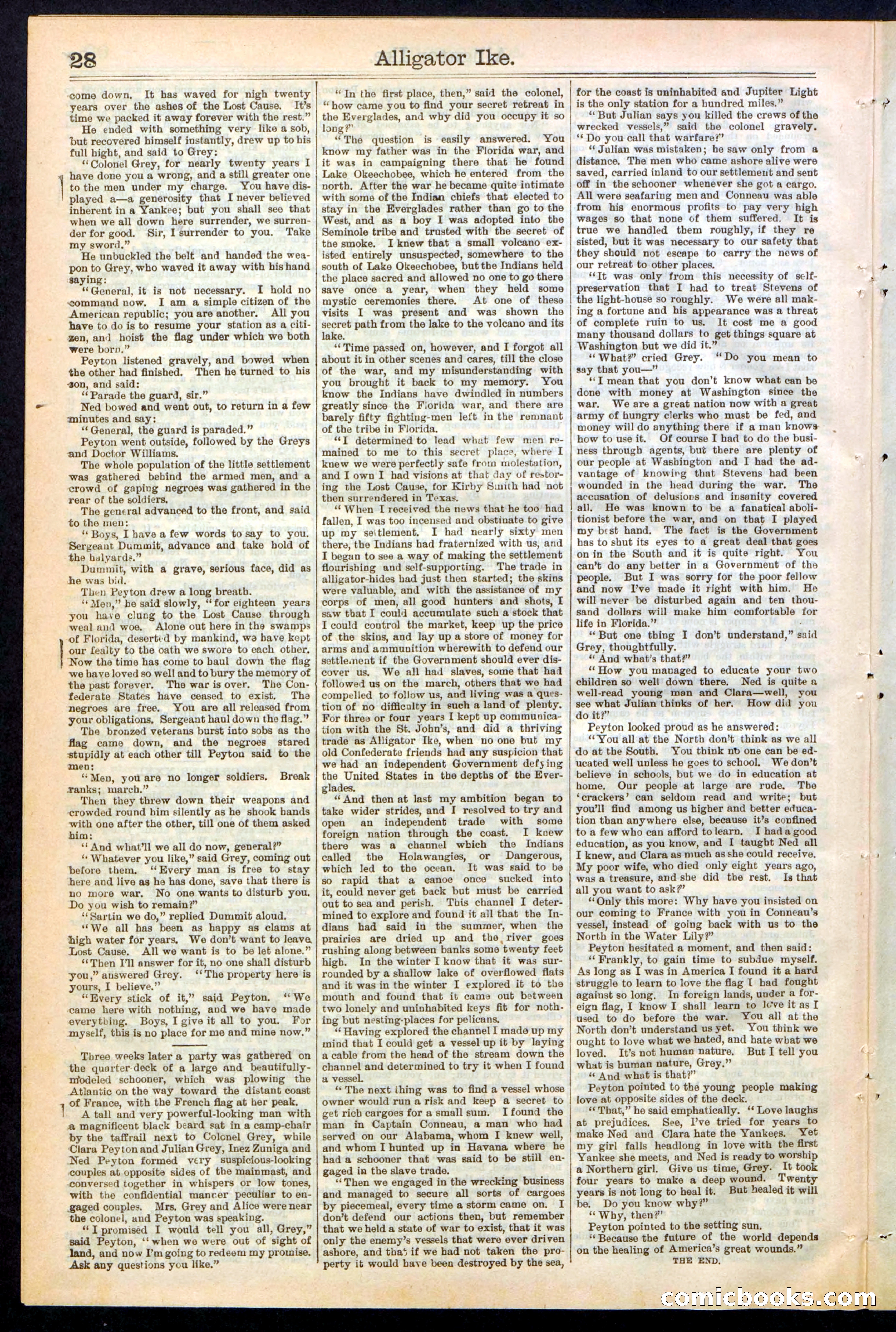 Beadle's Dime Library No. 247 — page 28 of 32